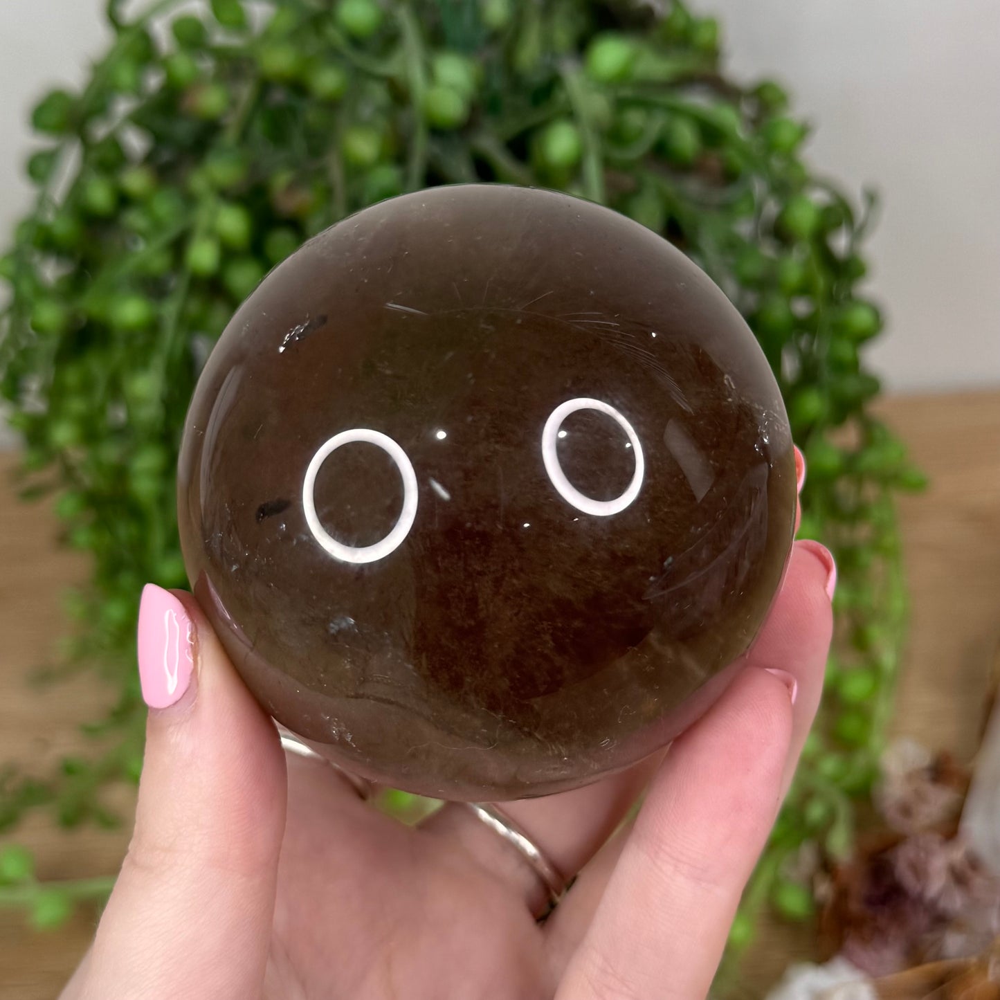 Smokey Quartz Sphere (T909)