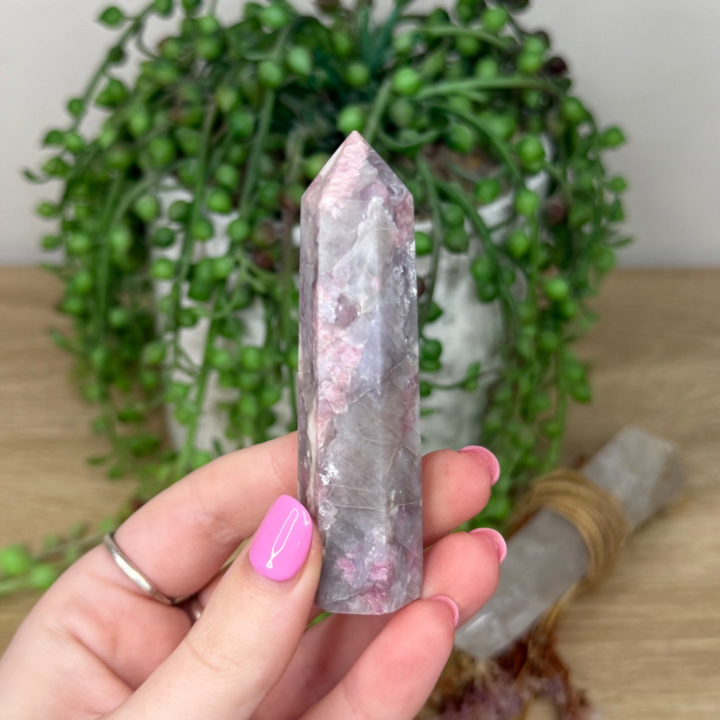 Plum Tourmaline Point (Z328)