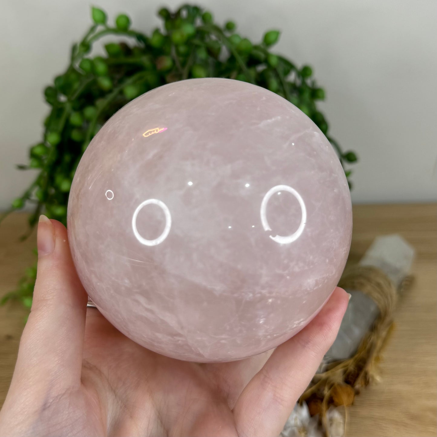 Rose Quartz Sphere (P509)