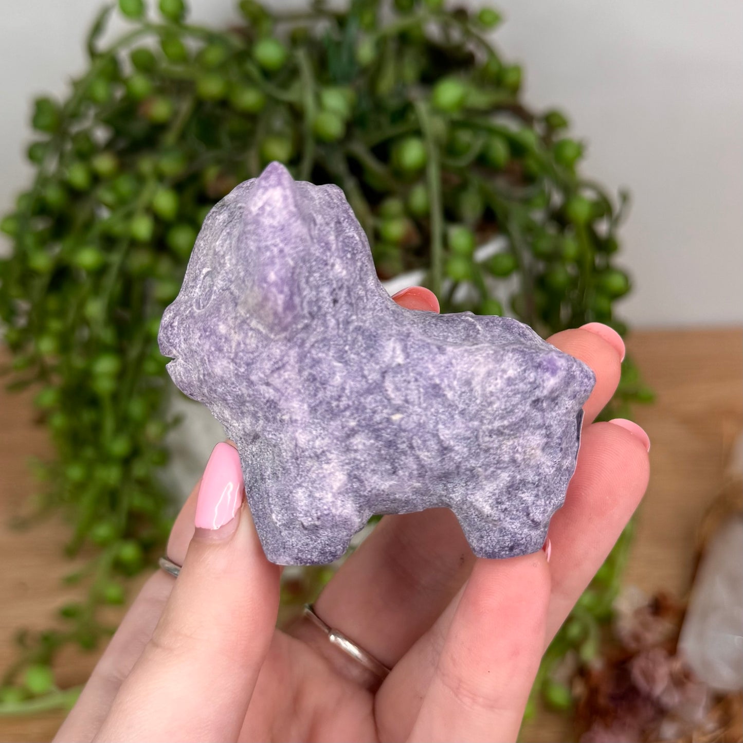 Lepidolite Highland Cow (U77)