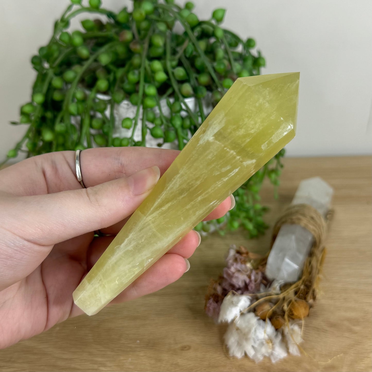 Lemon Calcite Wand (P486)