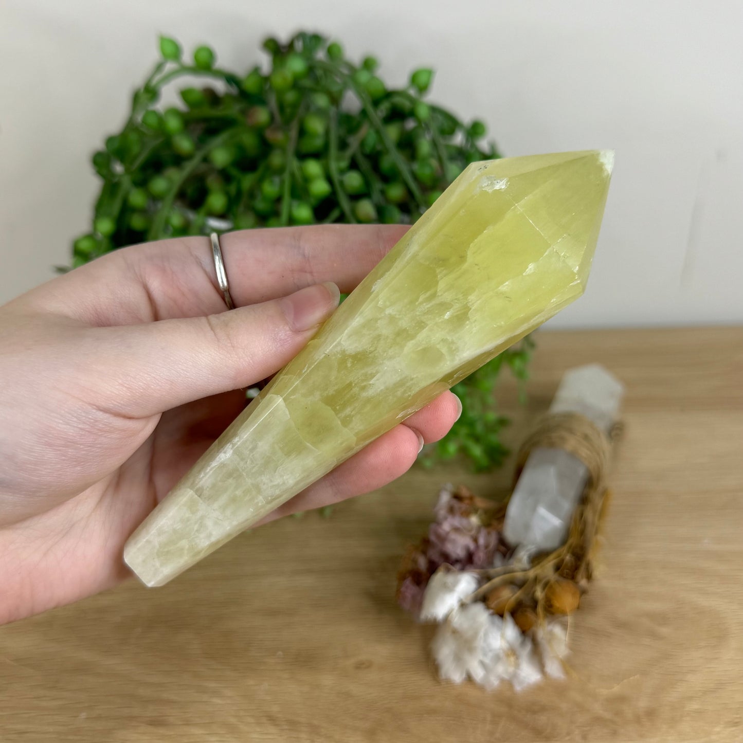 Lemon Calcite Wand (P489)