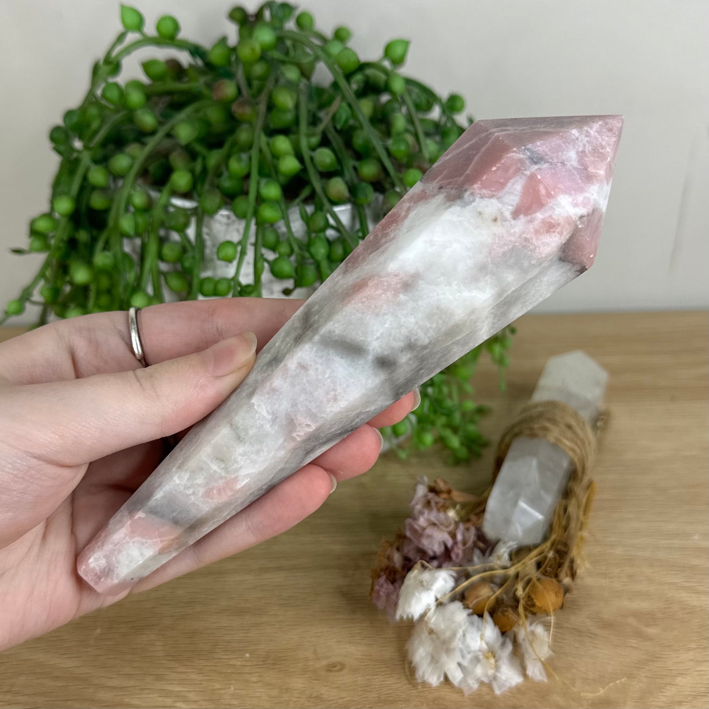 Pink Opal Wand (P458)