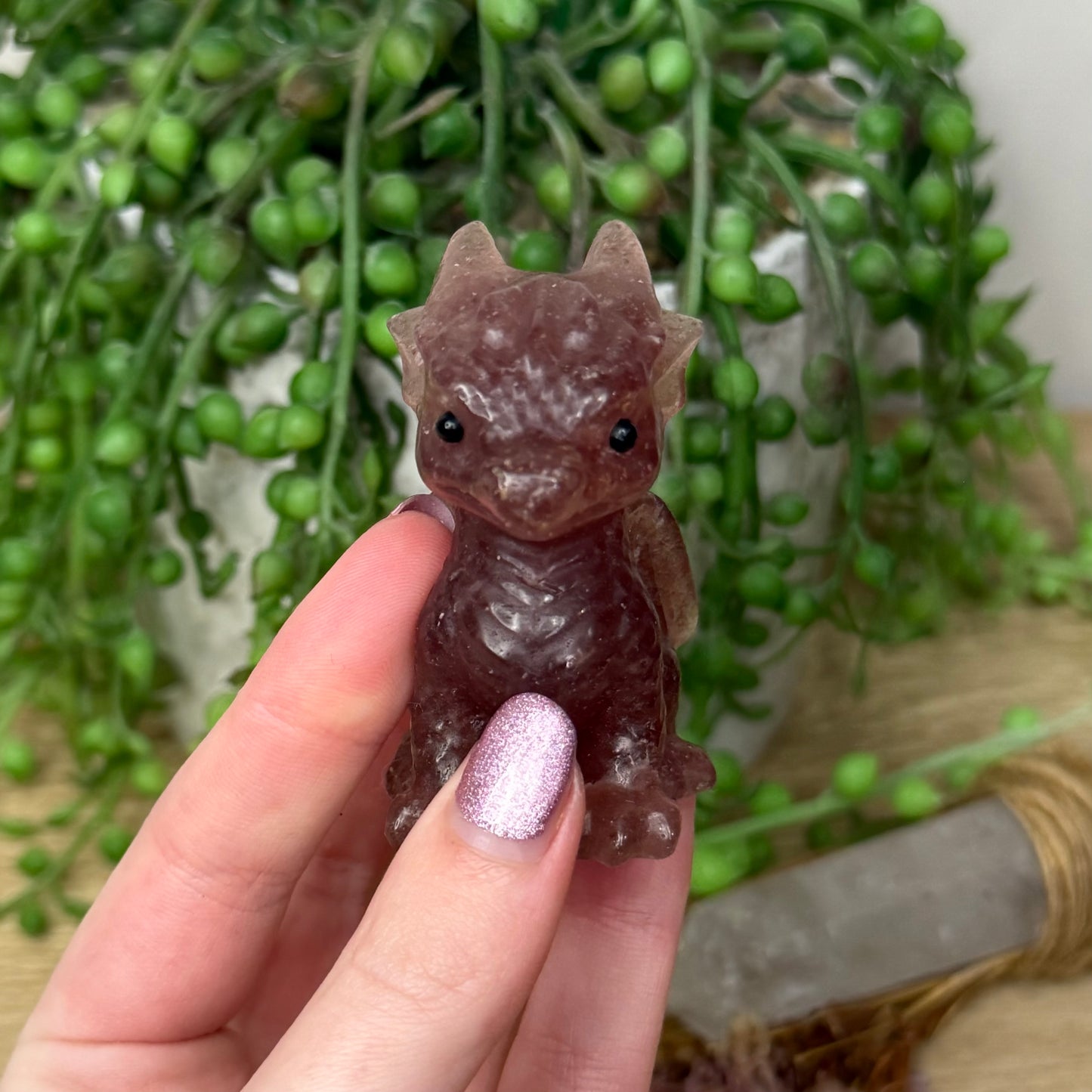 Strawberry Quartz Dragon (99A)