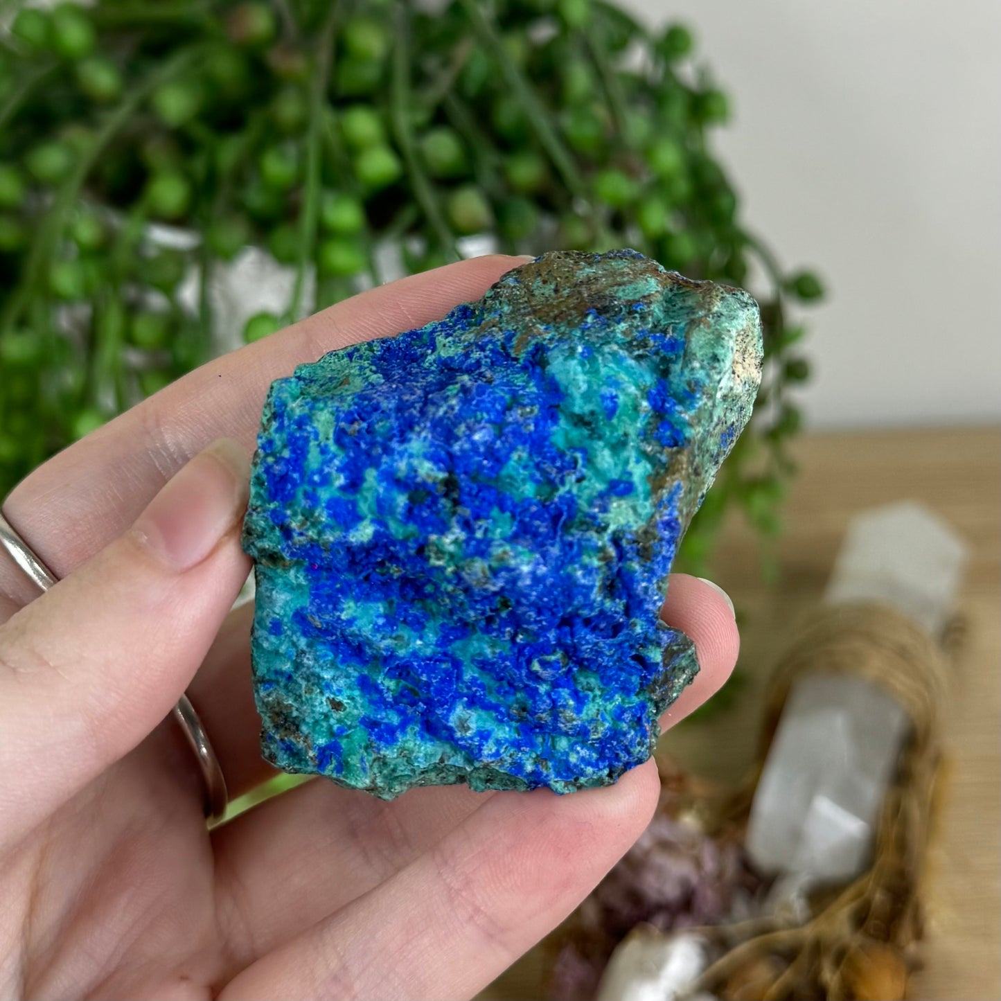 Malachite / Azurite / Chrysocolla Raw (P416)