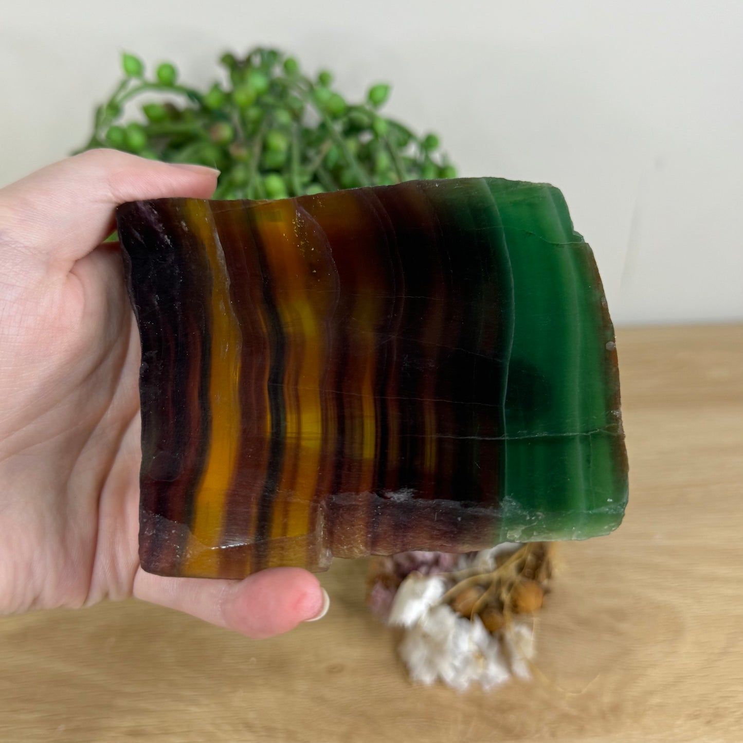 Rainbow Fluorite Slab (P350)