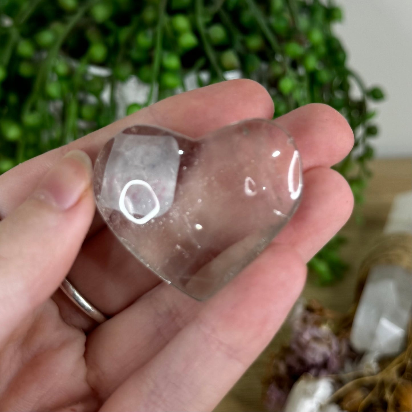 Smokey Quartz Heart (P367)