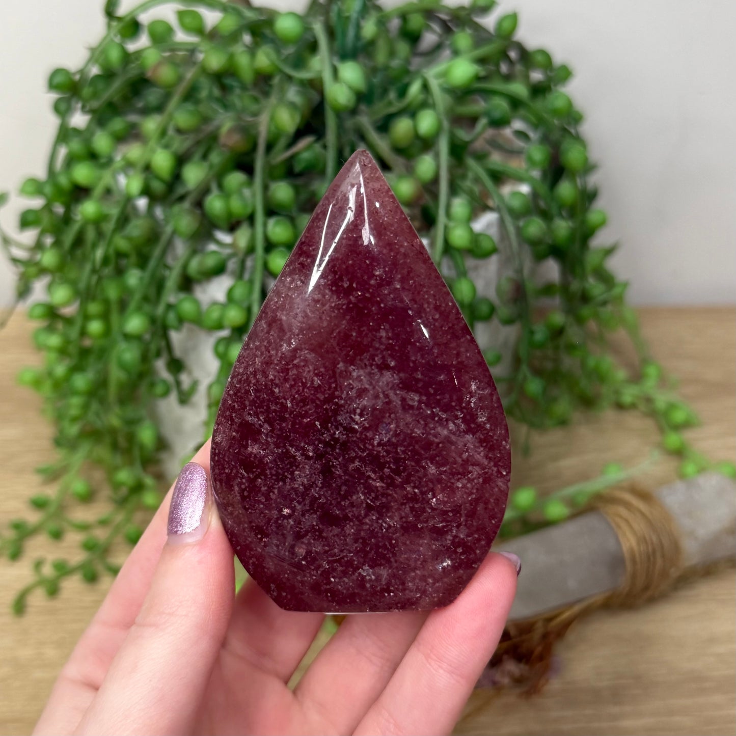 Strawberry Quartz Arch Free Form (Z698)