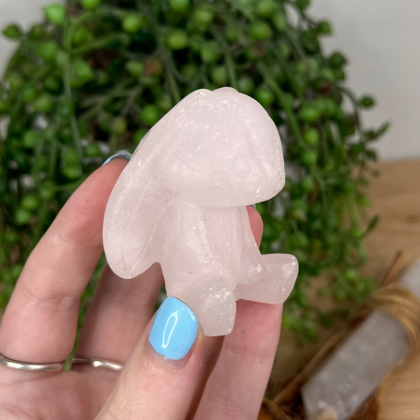 Pink Calcite Bunny (U758)