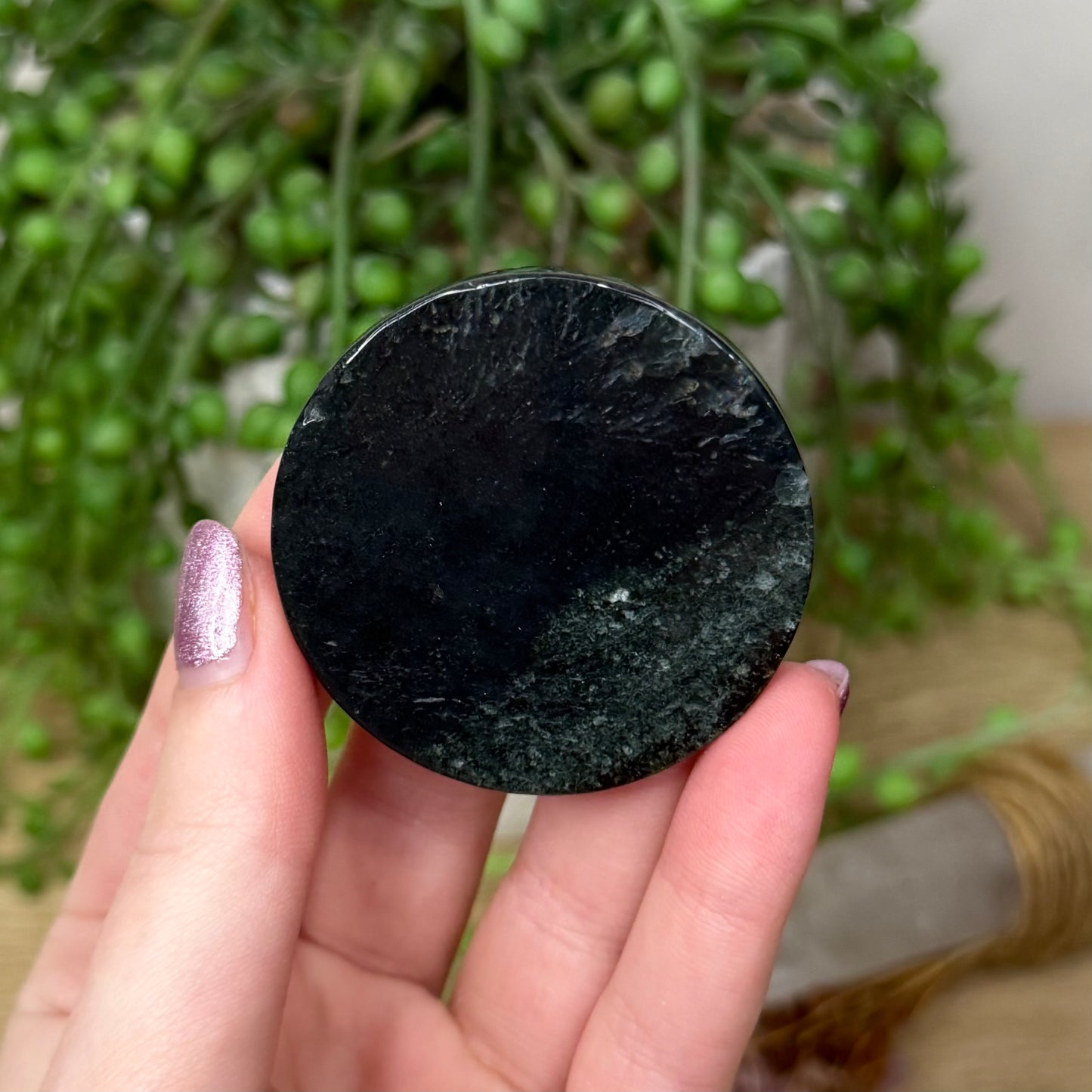 Moss Agate Disc (Z987)