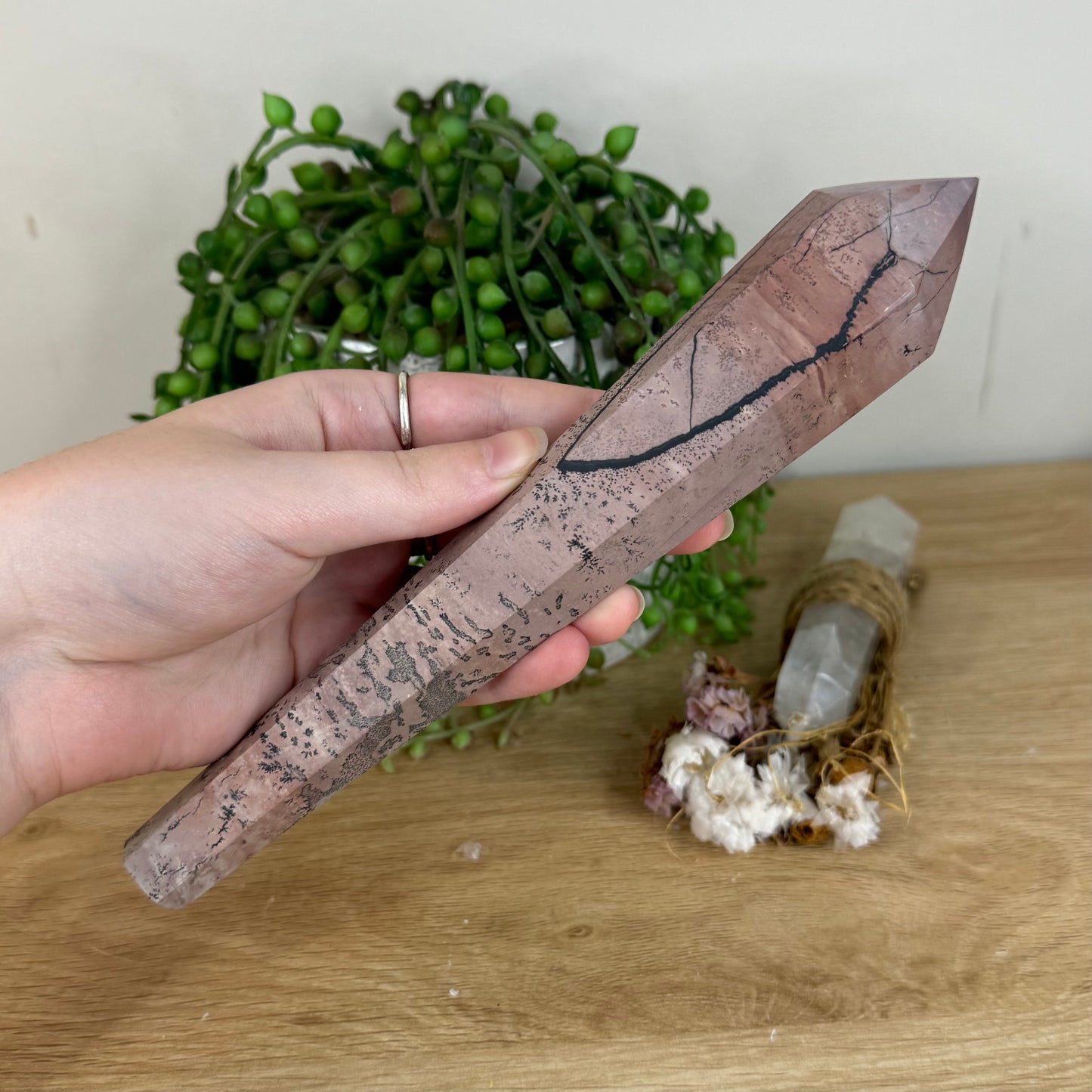 Picture Stone Jasper Wand (P734)