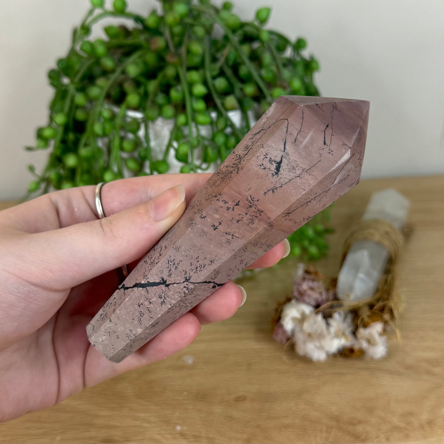 Picture Stone Jasper Wand (P731)
