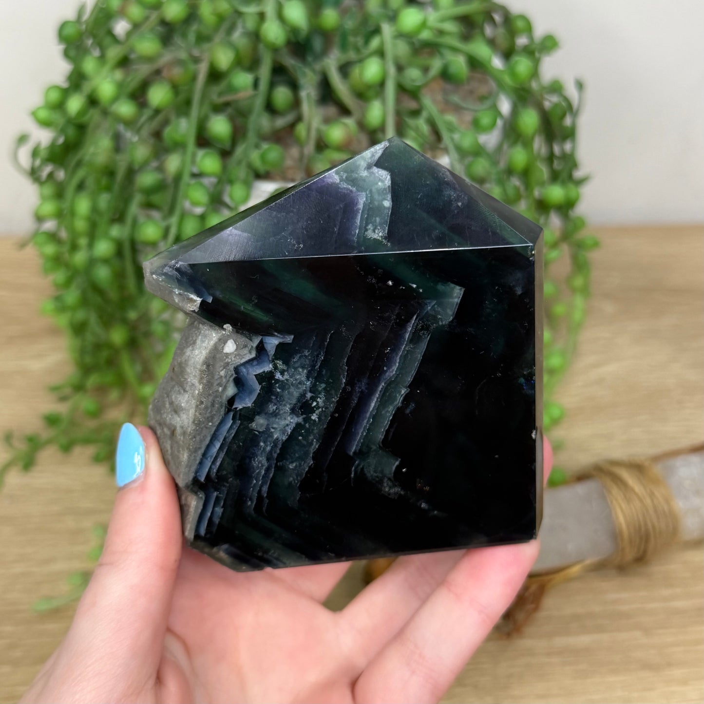 Blue Fluorite Slab Point (203A)