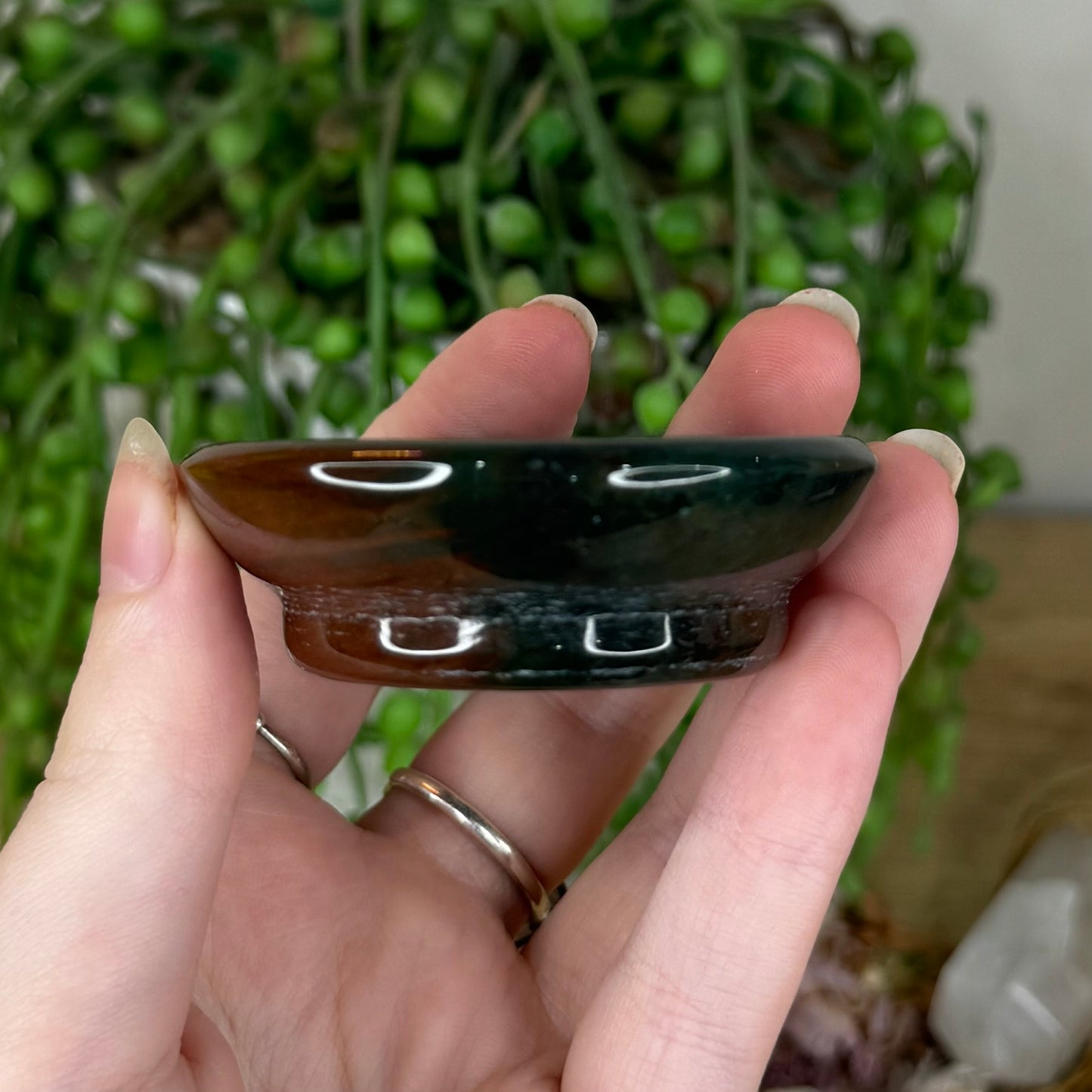 Moss Agate Bowl (P825)