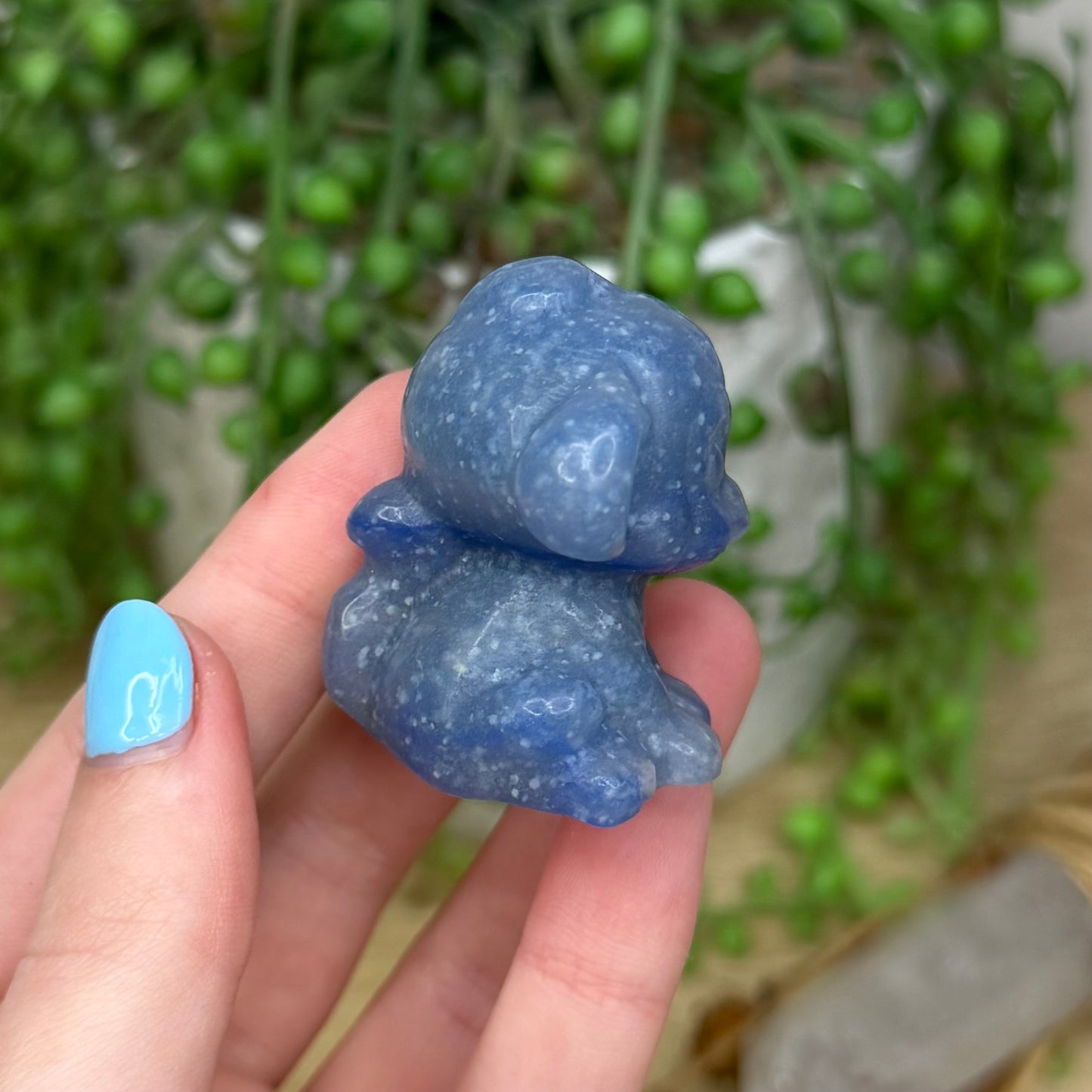 Blue Aventurine Monkey (339A)