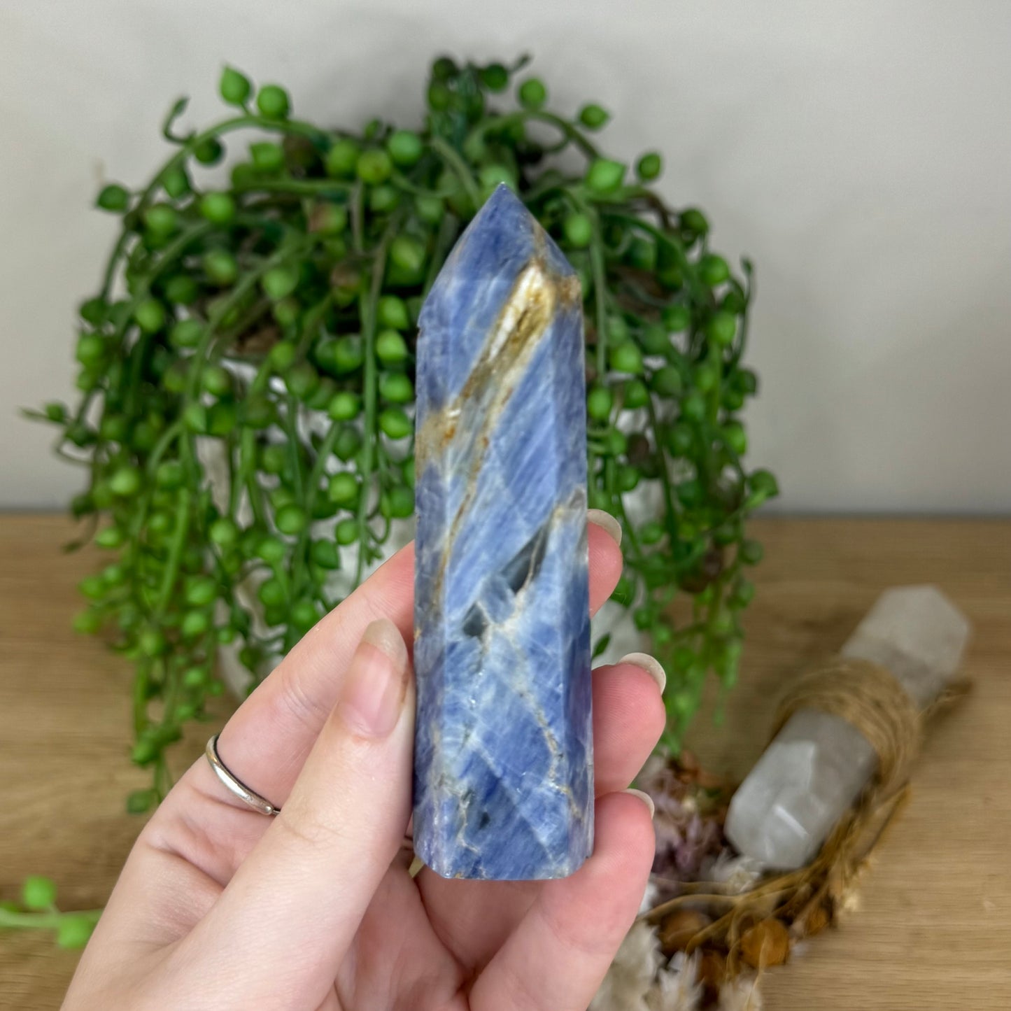 Blue Kyanite Point (P858)