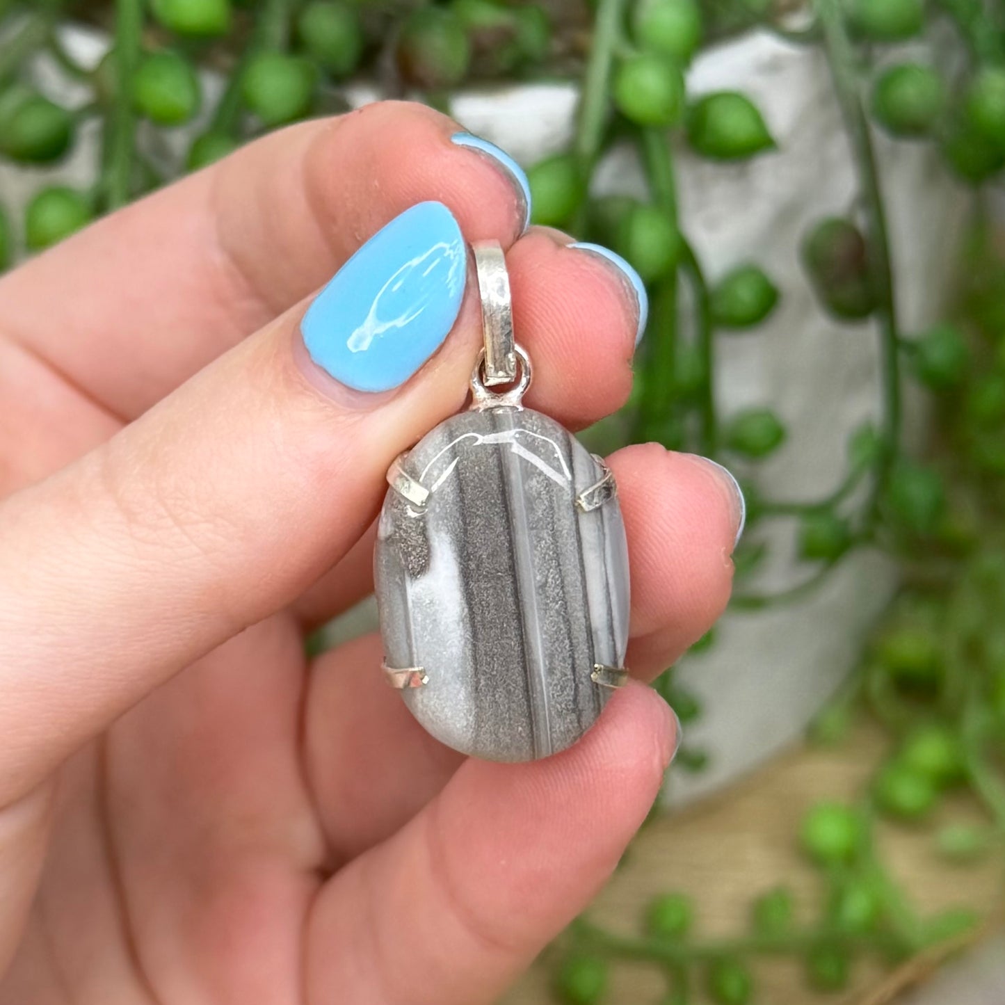 Owyhee Blue Opal Pendant 2