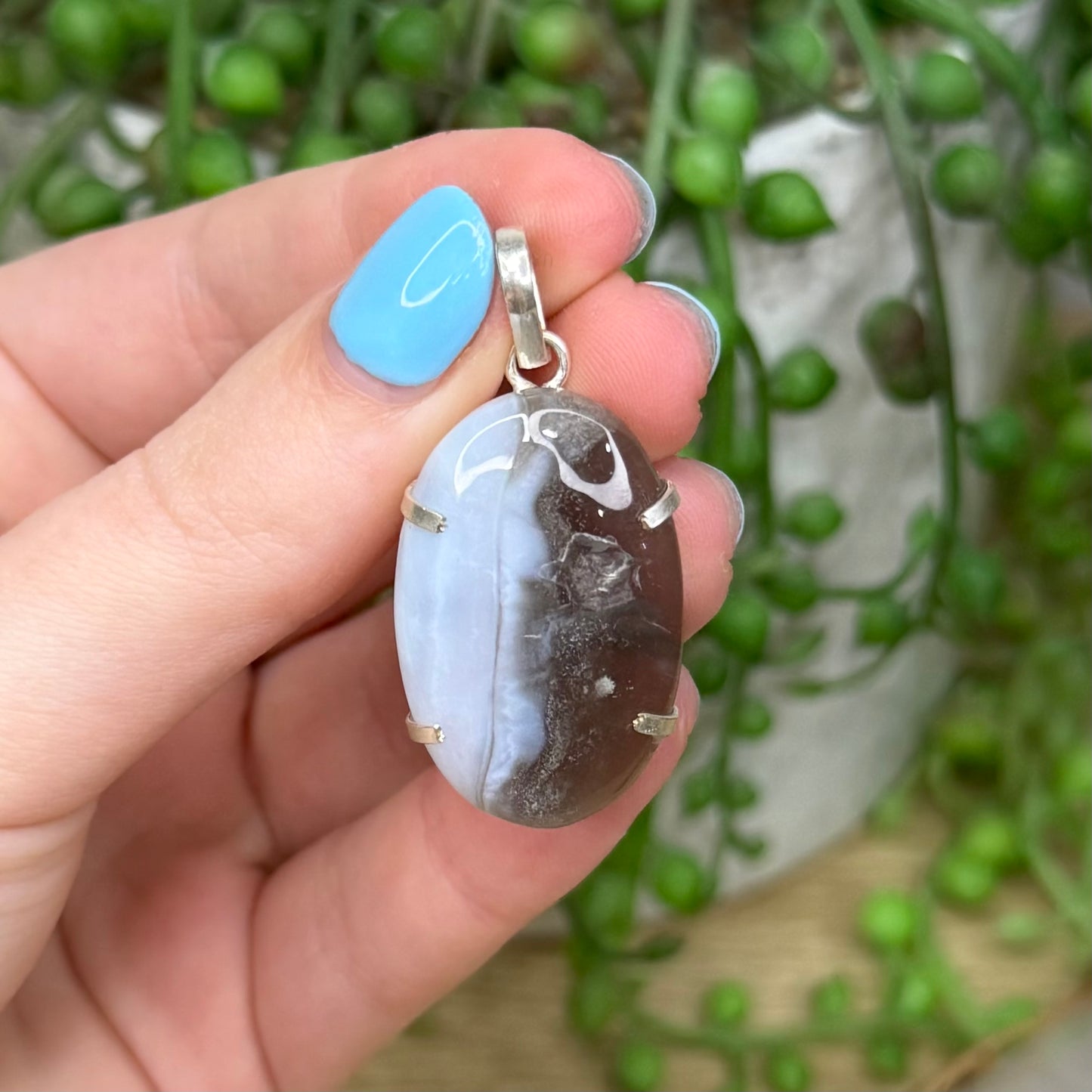 Owyhee Blue Opal Pendant 3