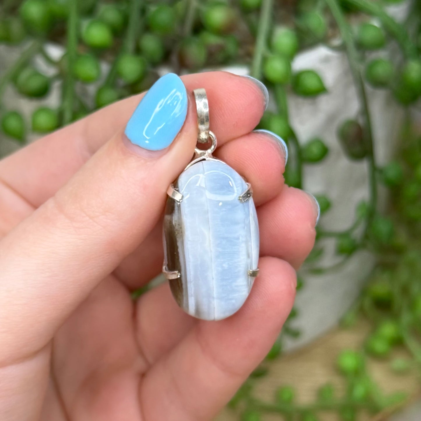 Owyhee Blue Opal Pendant 4