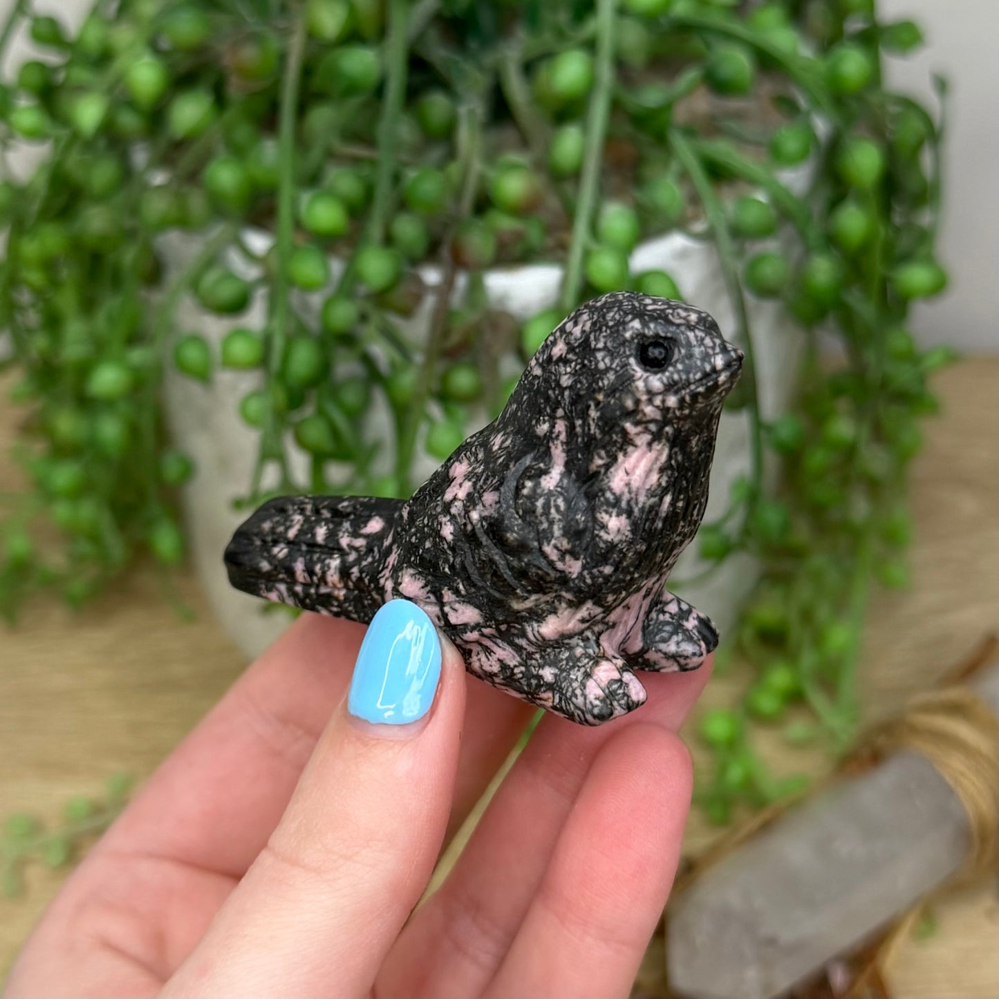 Rhodonite Bird (103A)