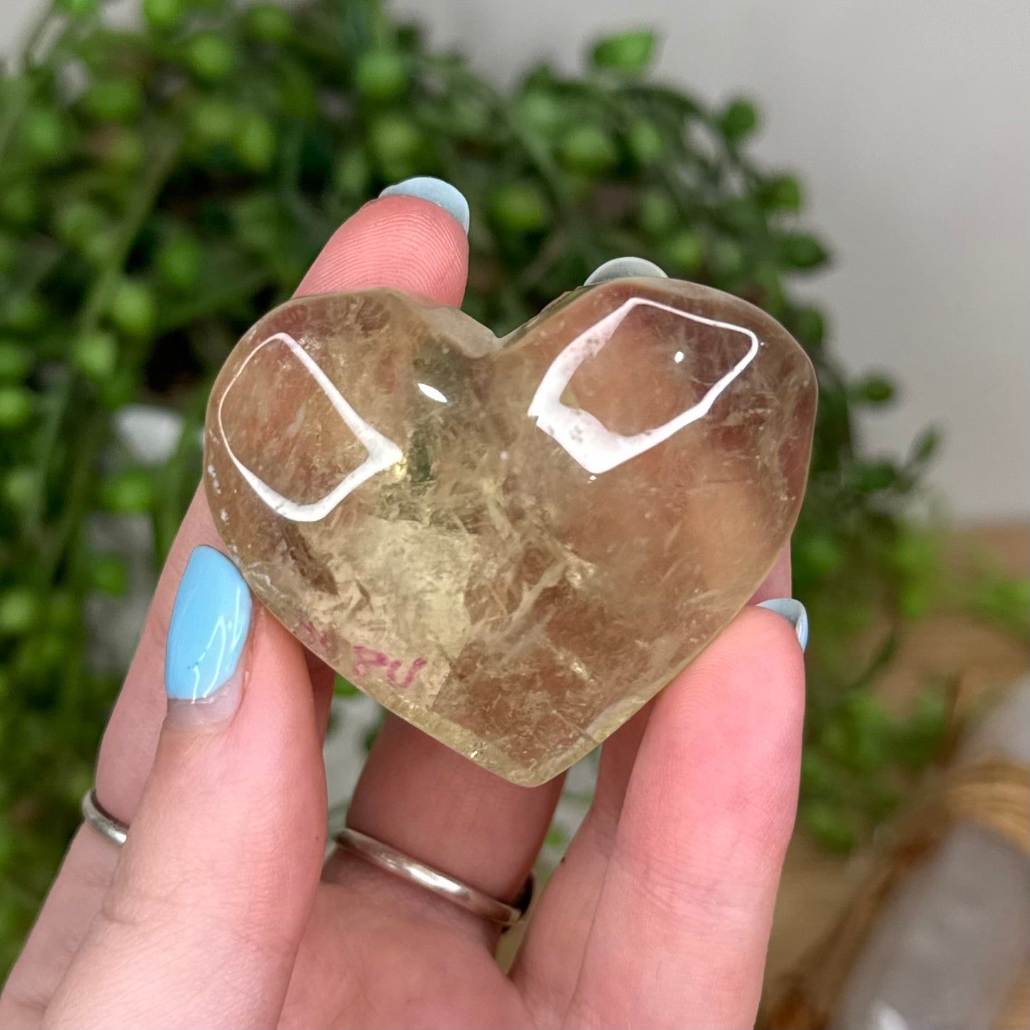 Smokey Citrine Heart (U876)