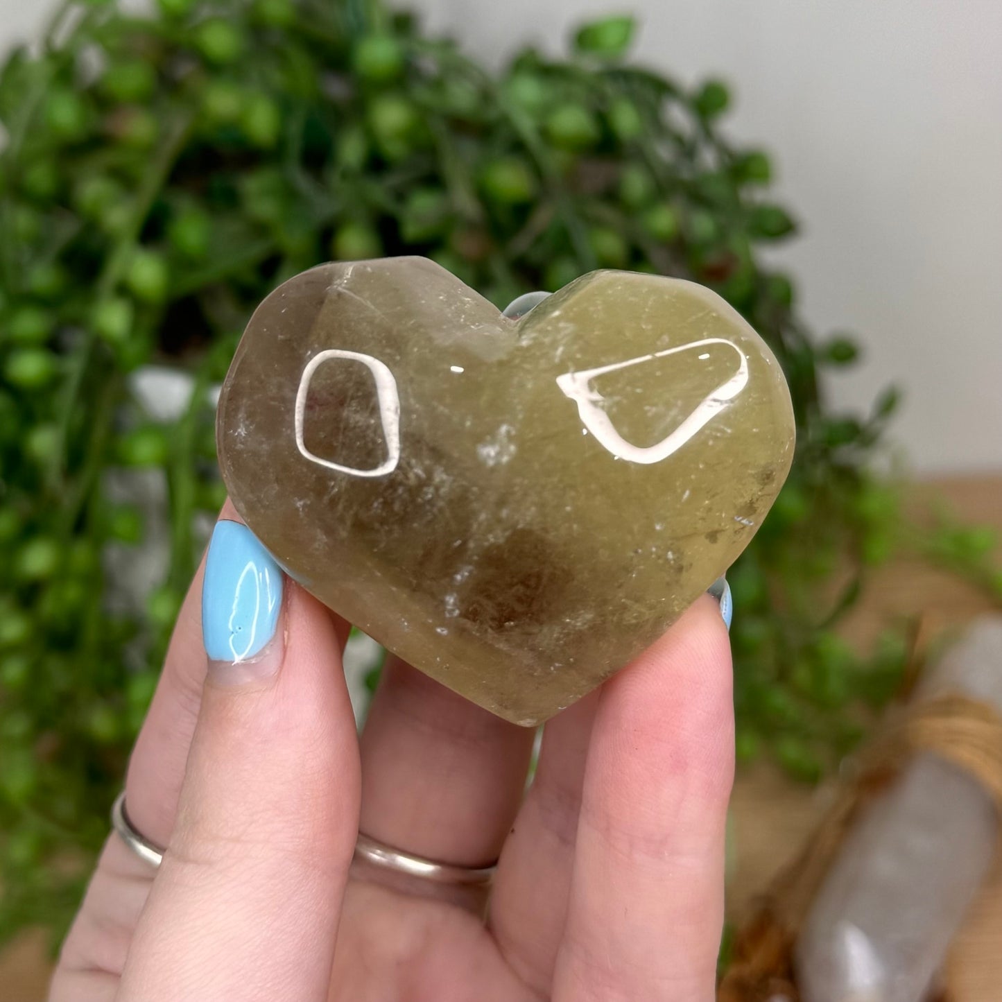 Smokey Citrine Heart (U878)