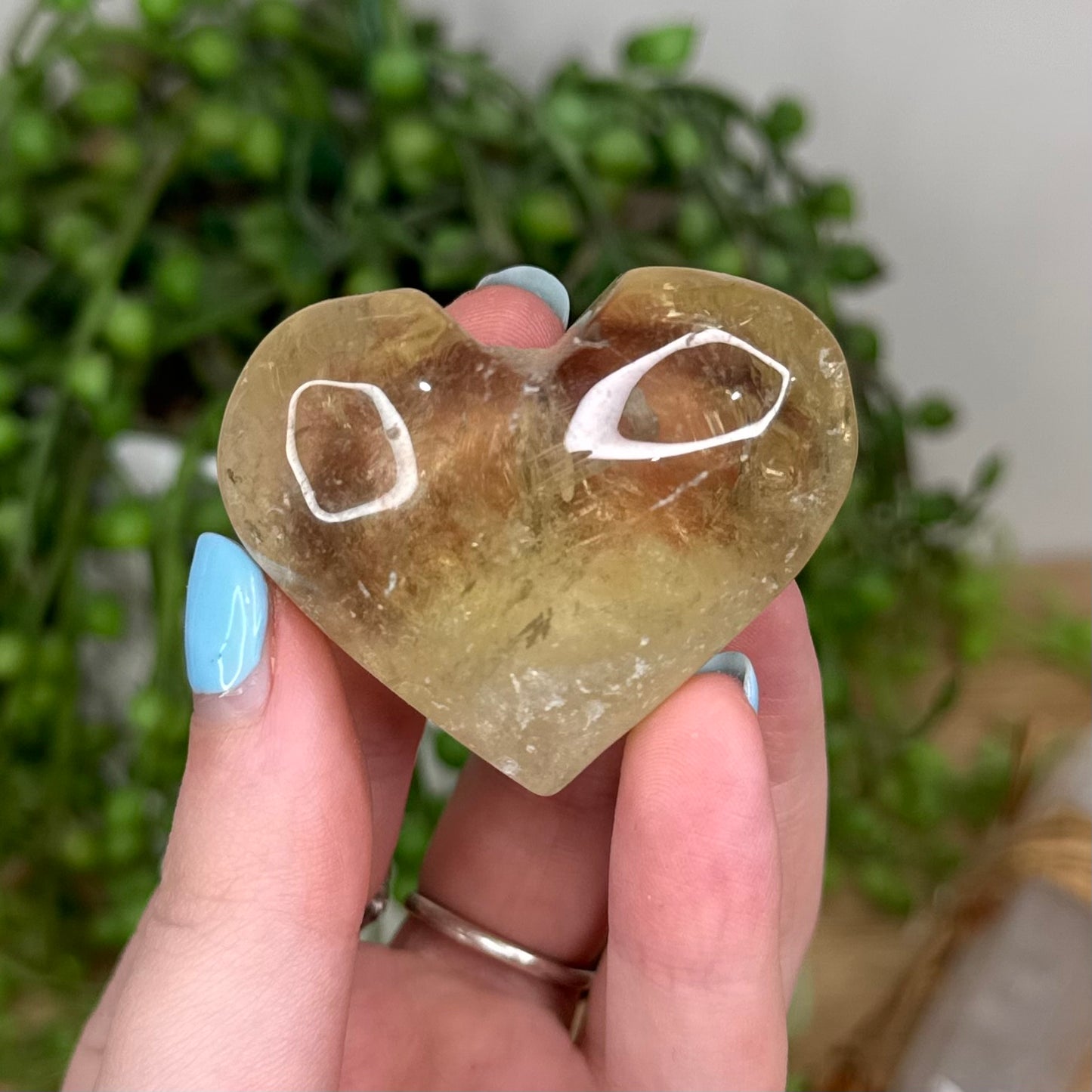 Smokey Citrine Heart (U875)
