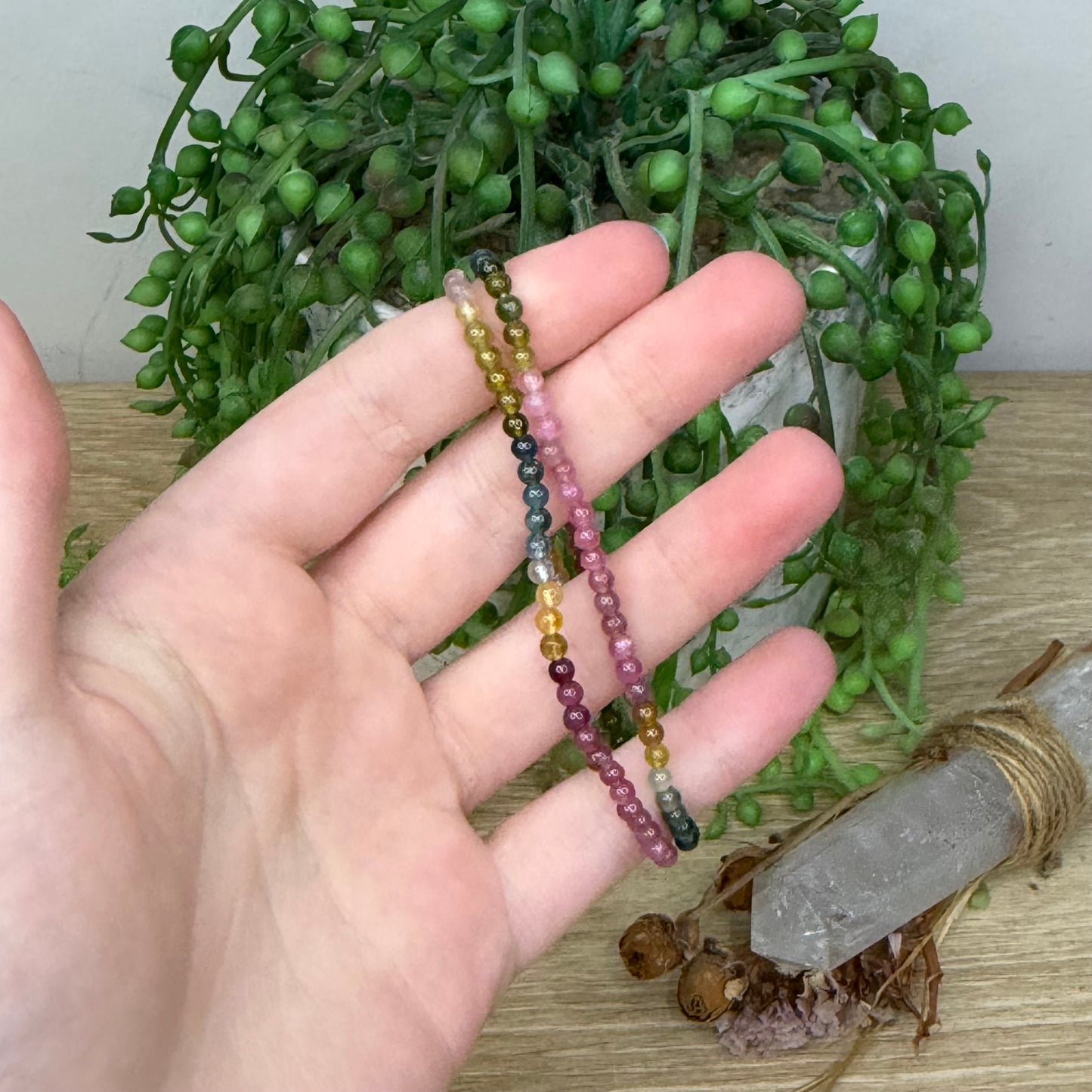 Watermelon Tourmaline Bracelets