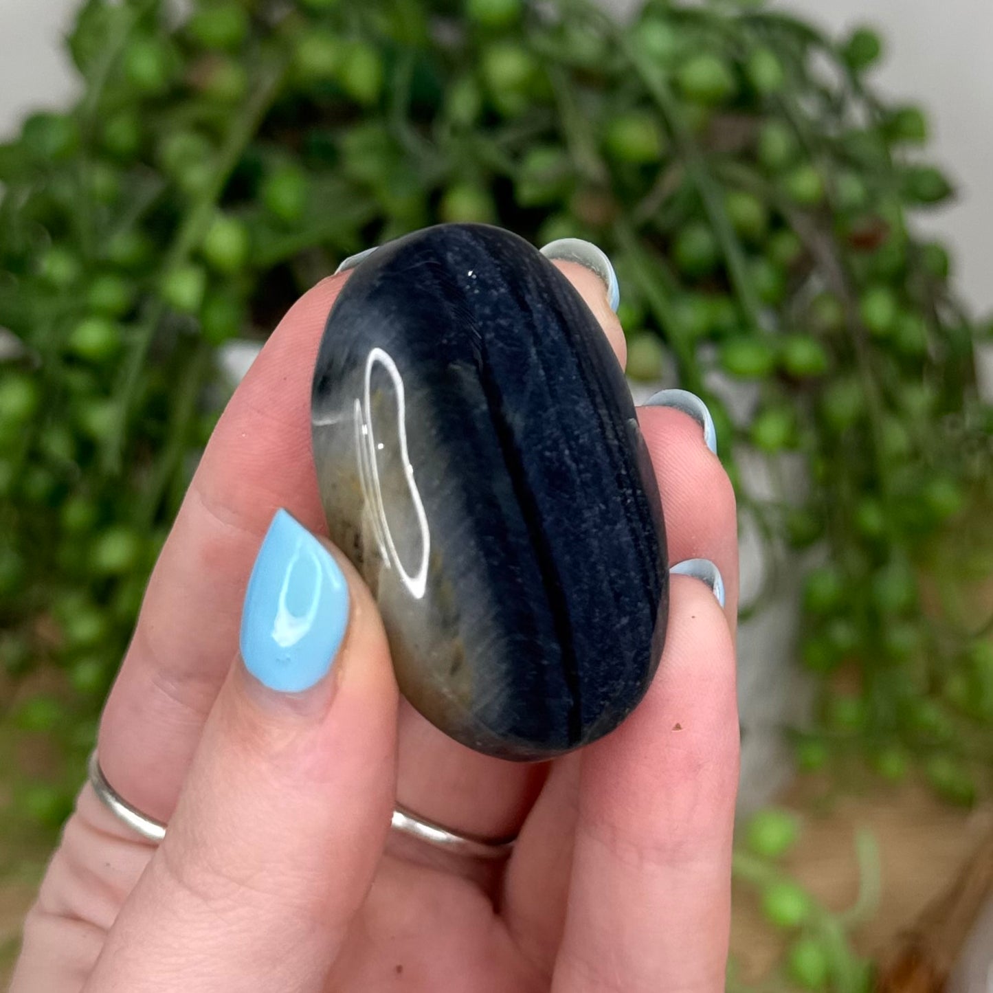 Blue Tiger Eye Lucky Stone