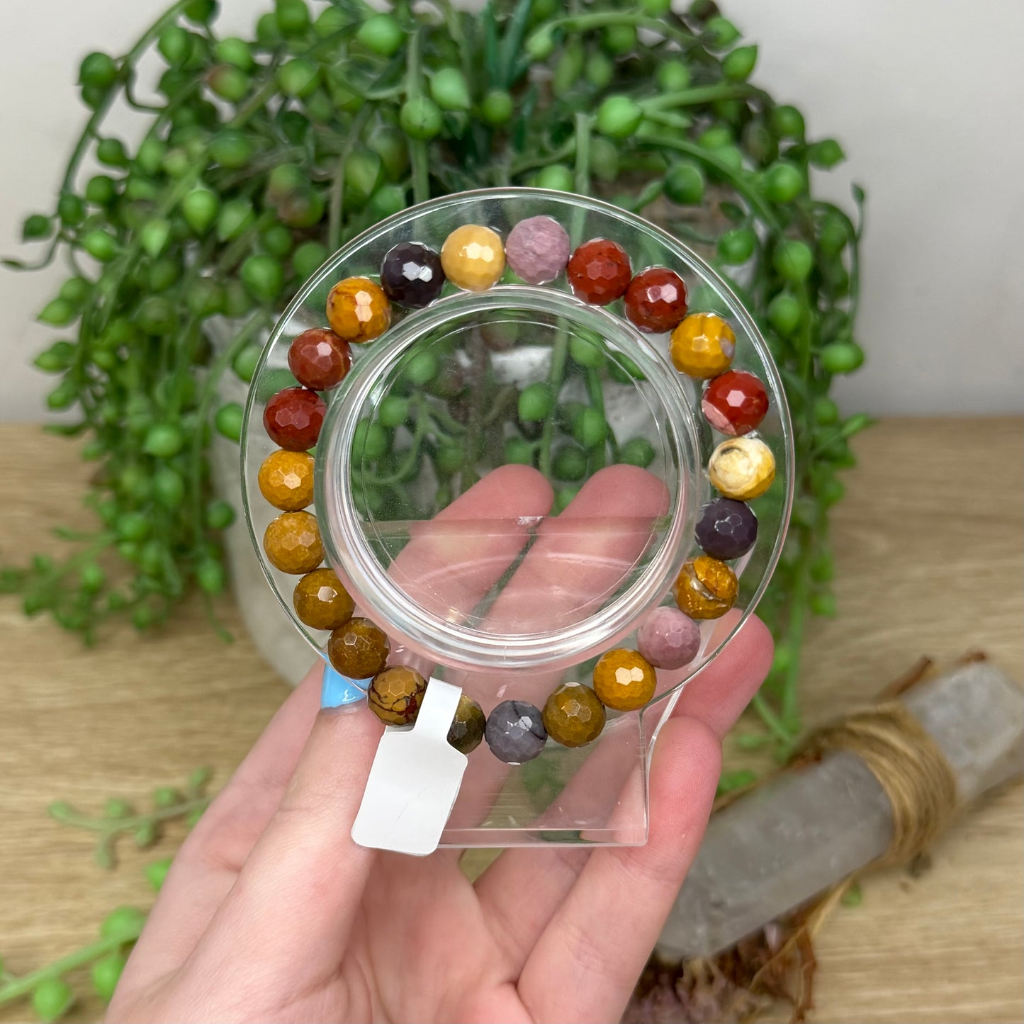 Mookaite Faceted Bracelet (Y433)