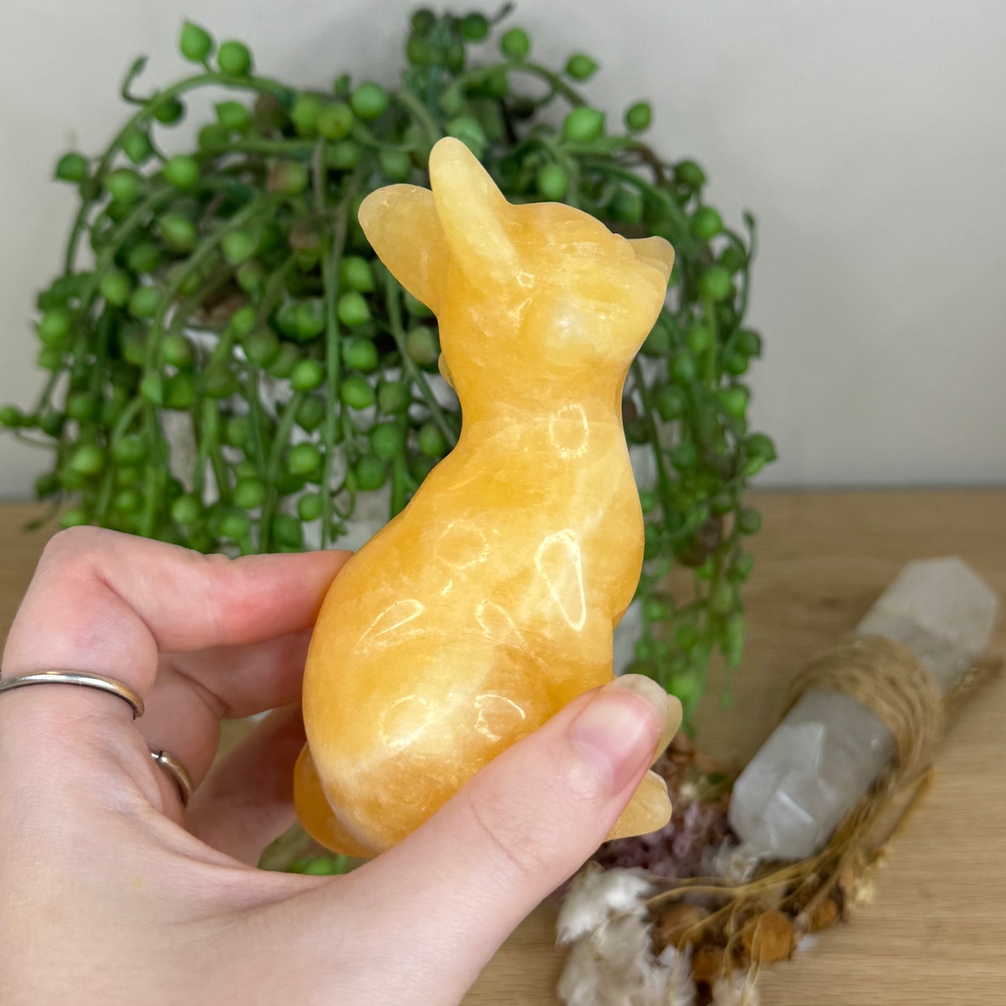 Yellow Calcite Fox (Q272)