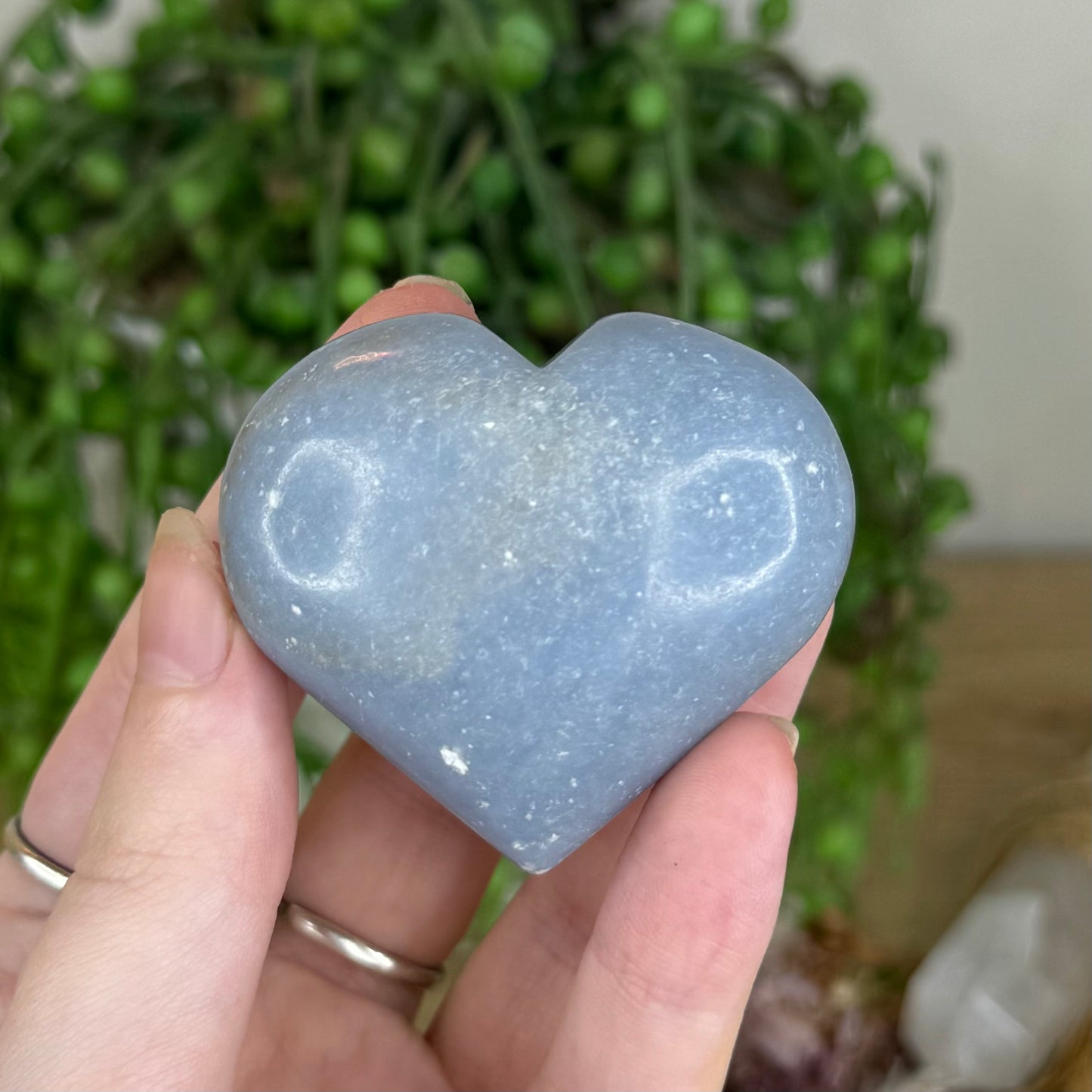 Angelite Heart (Q223)