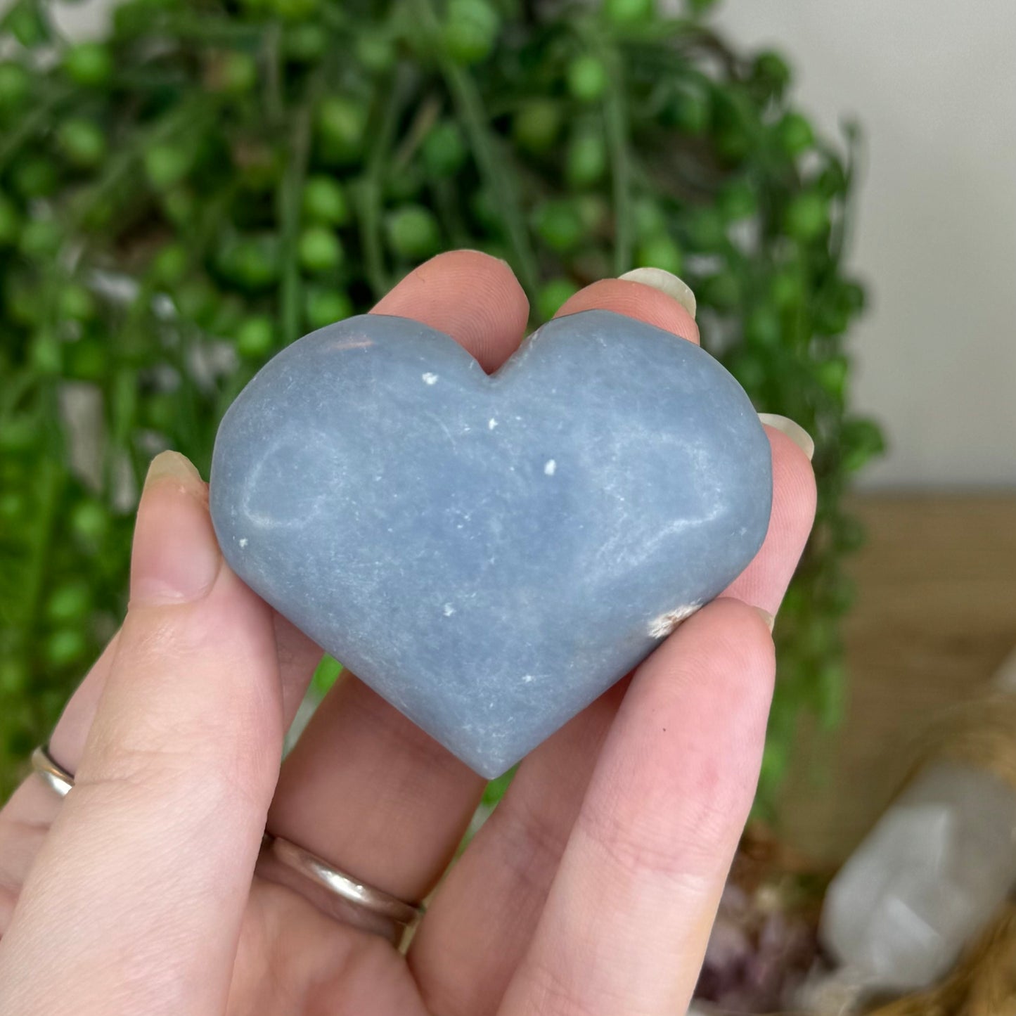 Angelite Heart (Q221)