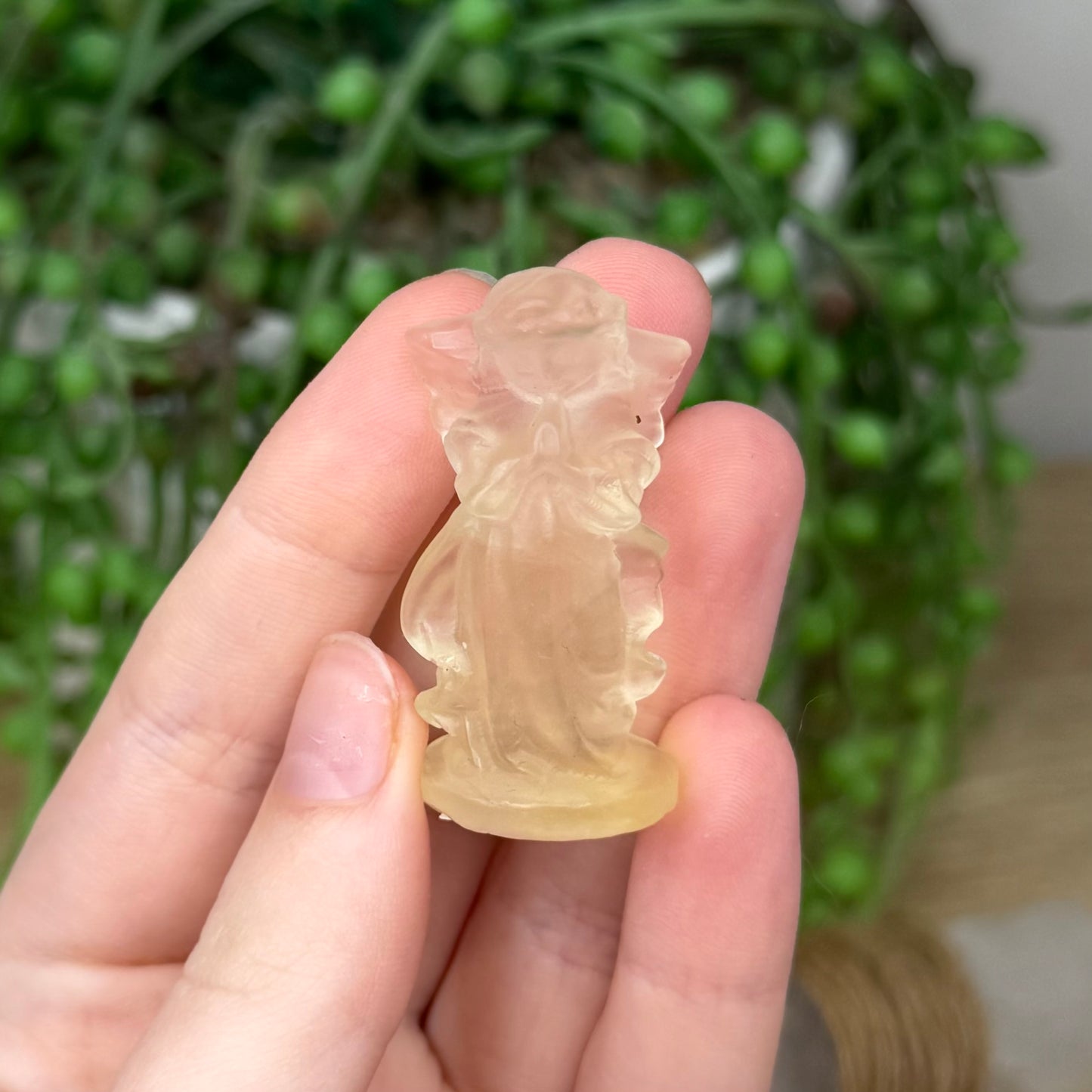 Yellow Fluorite Cherub (627A)