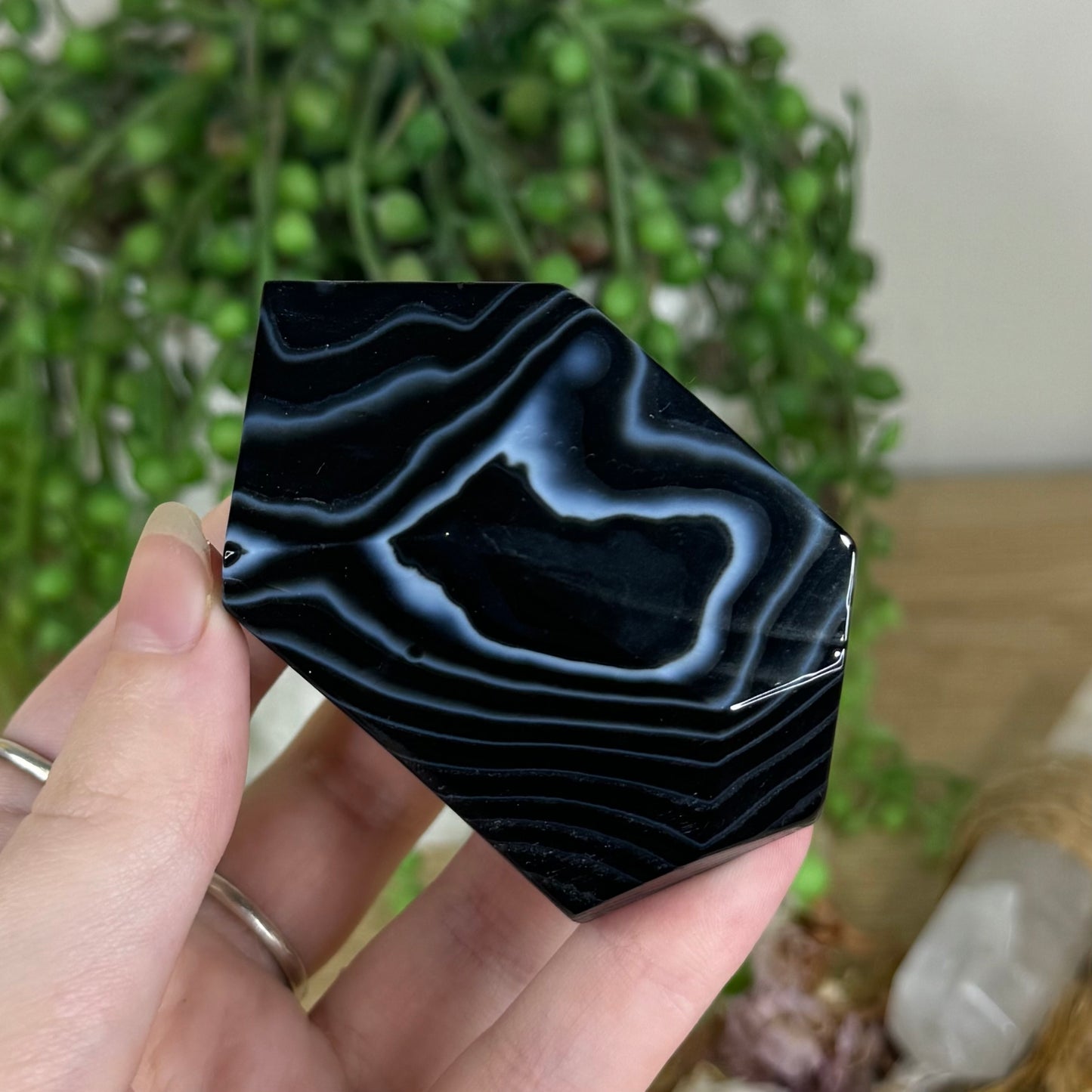 Black Agate Free Form (Q385)