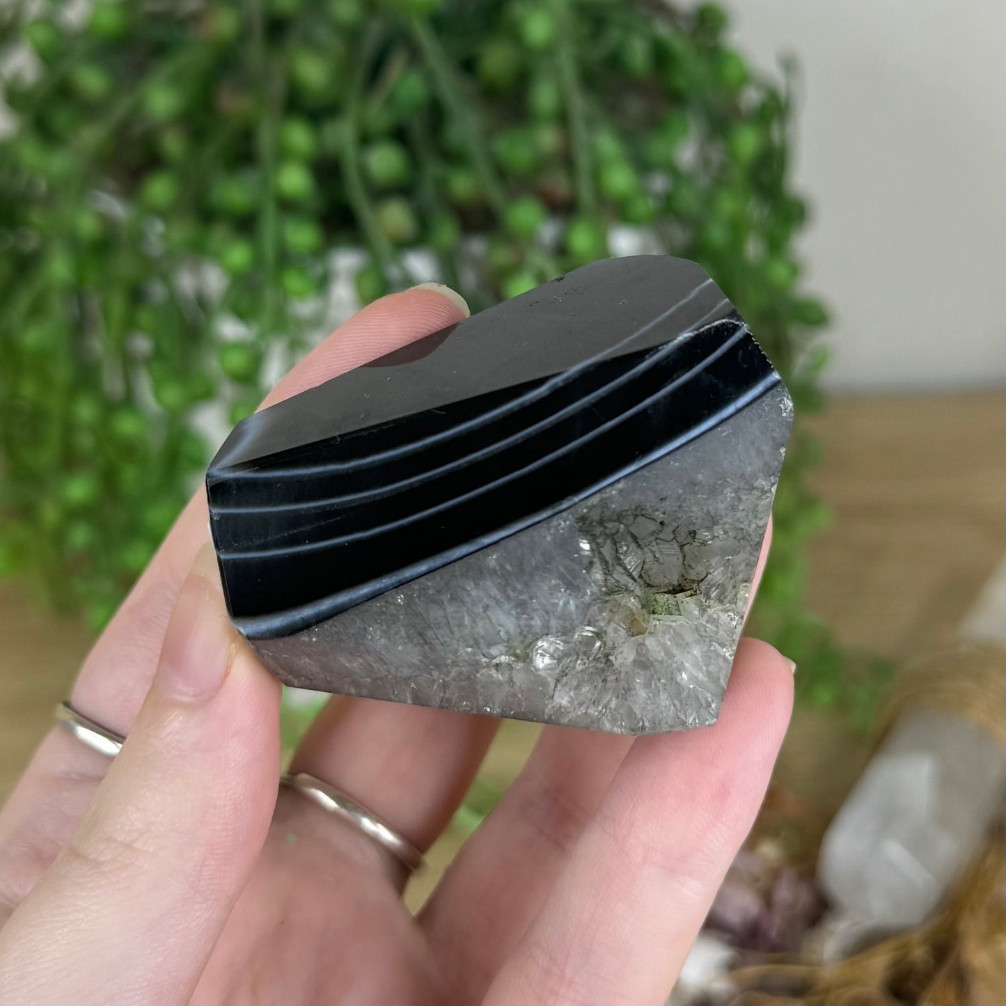 Black Agate Free Form (Q376)