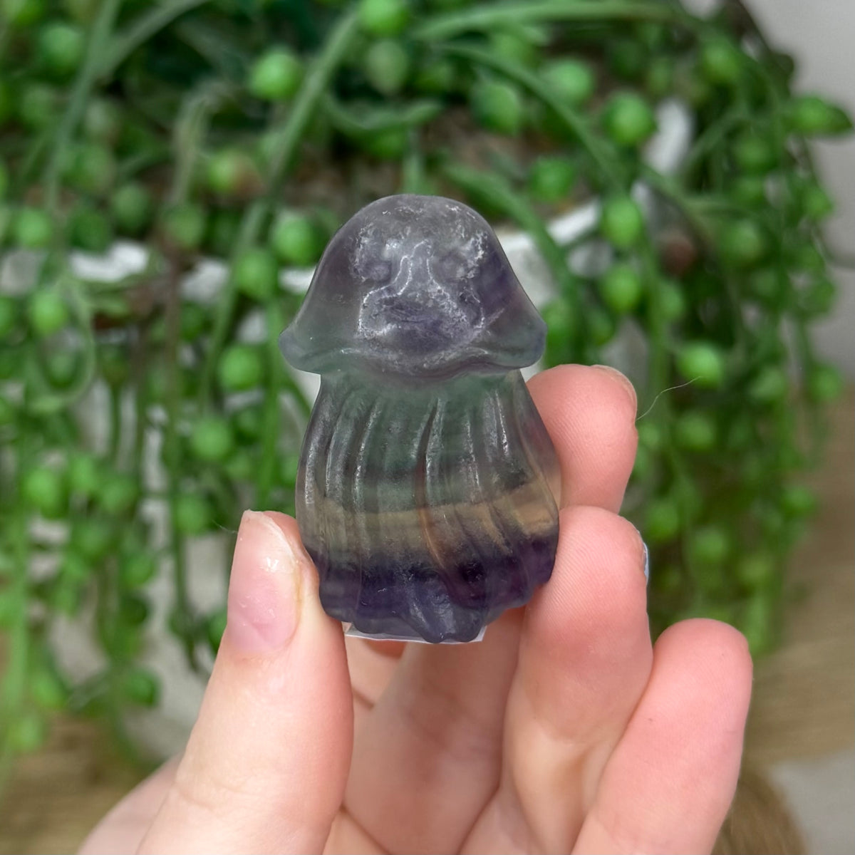 Rainbow Fluorite Jellyfish (548A)