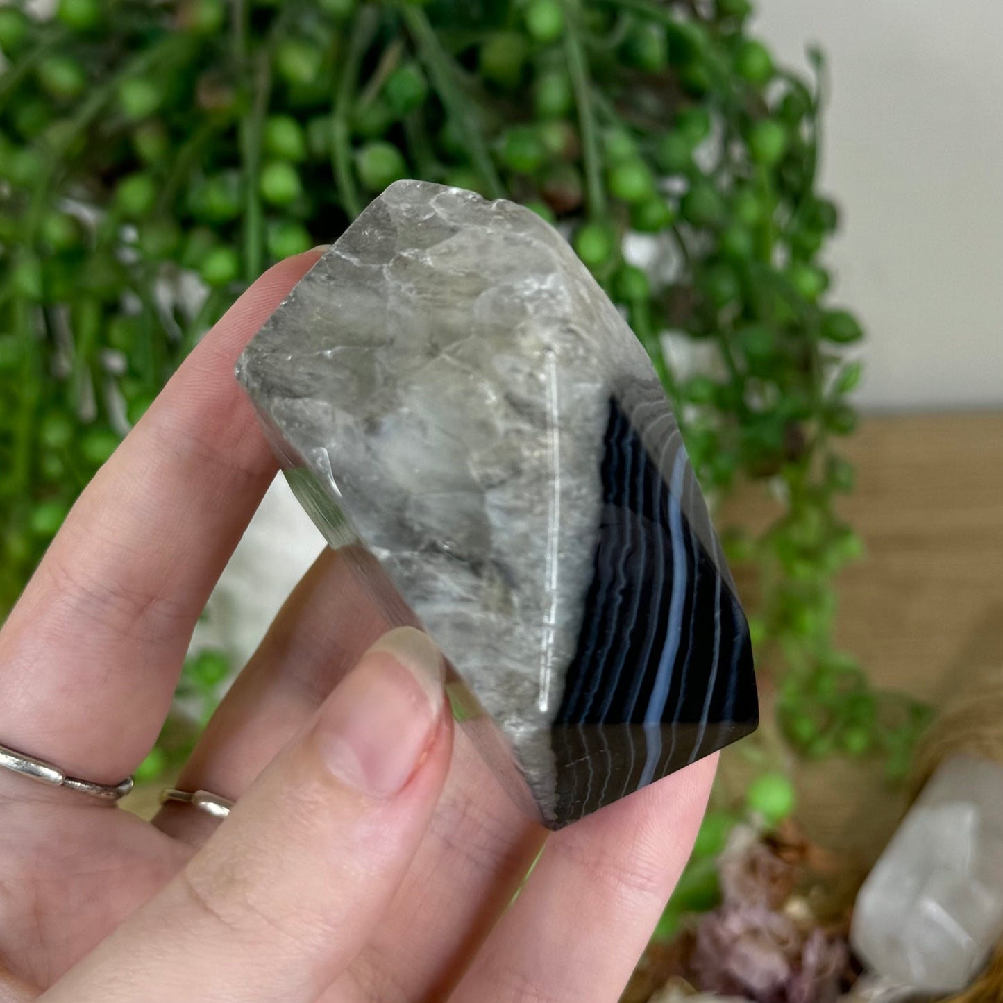 Black Agate Free Form (Q382)