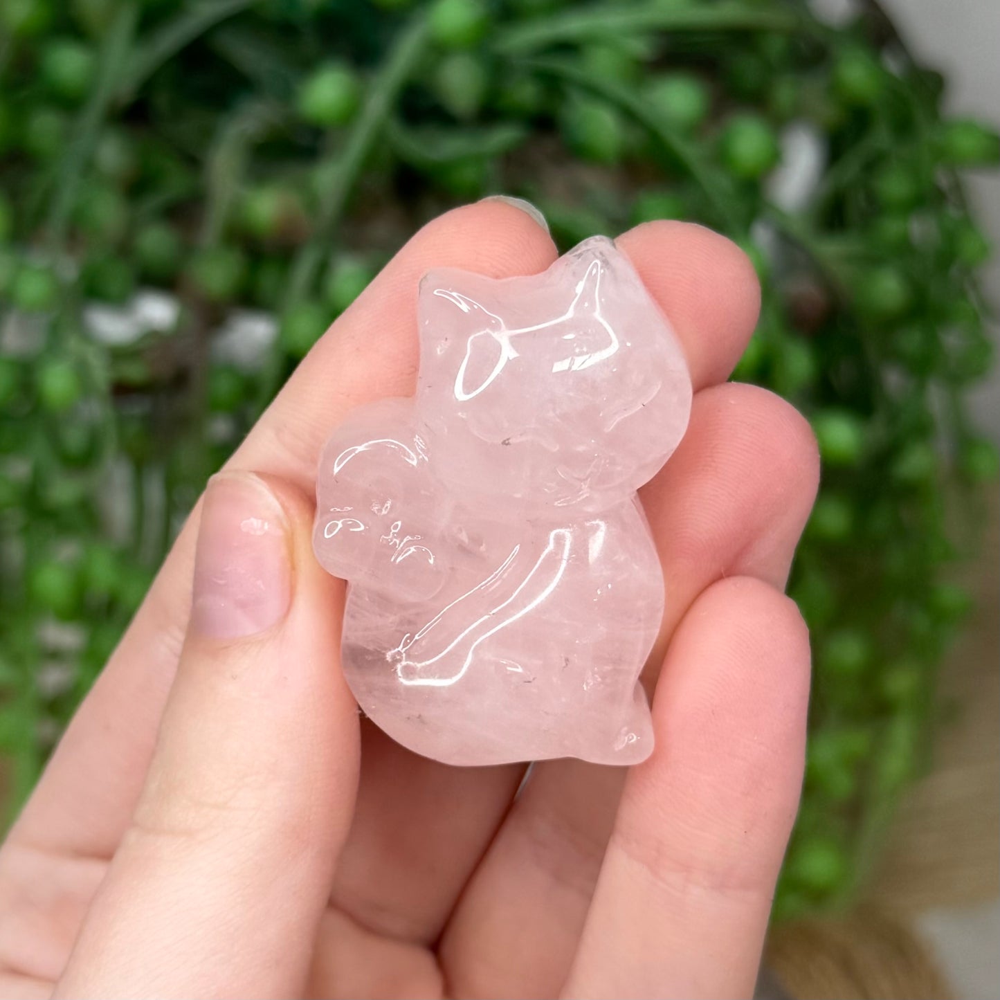 Rose Quartz Cat (401A)