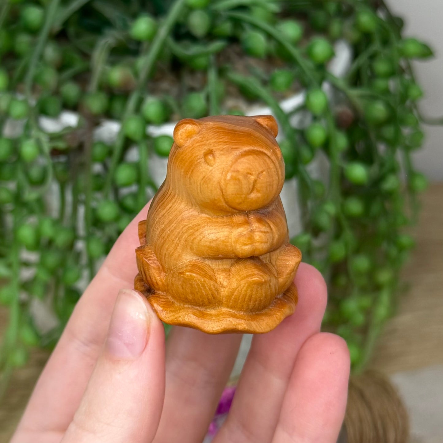 Wooden Capybara (631A)