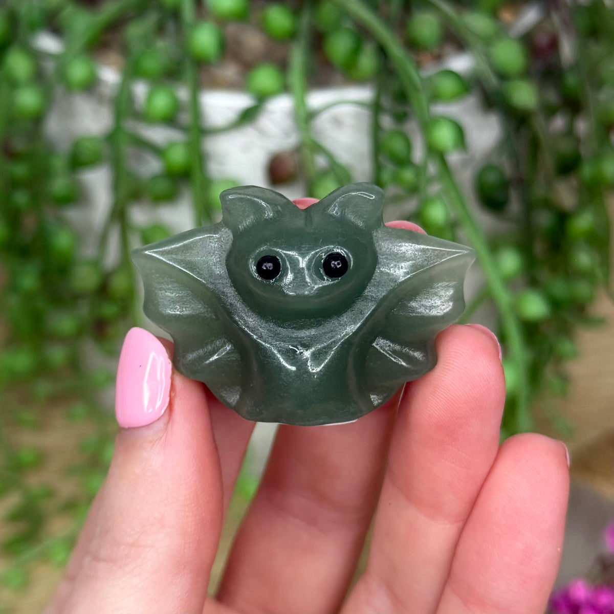 Green Aventurine Bat (740A)