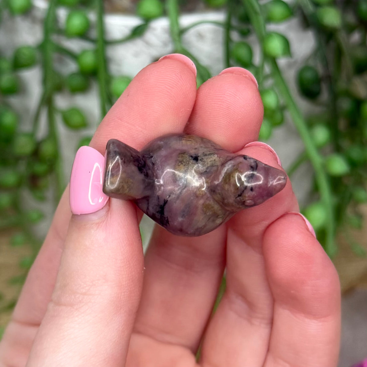 Rhodonite Mini Bird 2