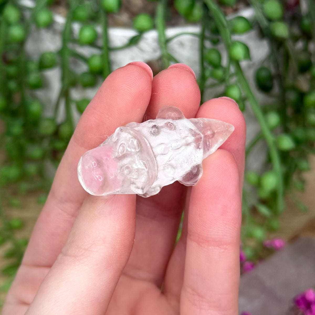 Clear Quartz Mini Crocodile (711A)