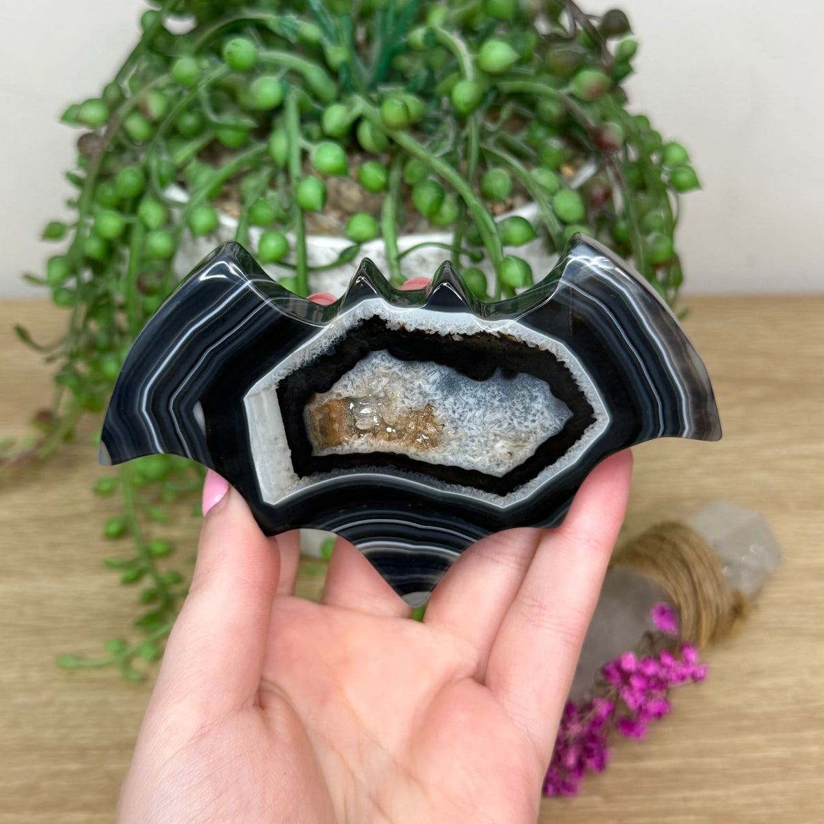 Black Sardonyx Bat (719A)