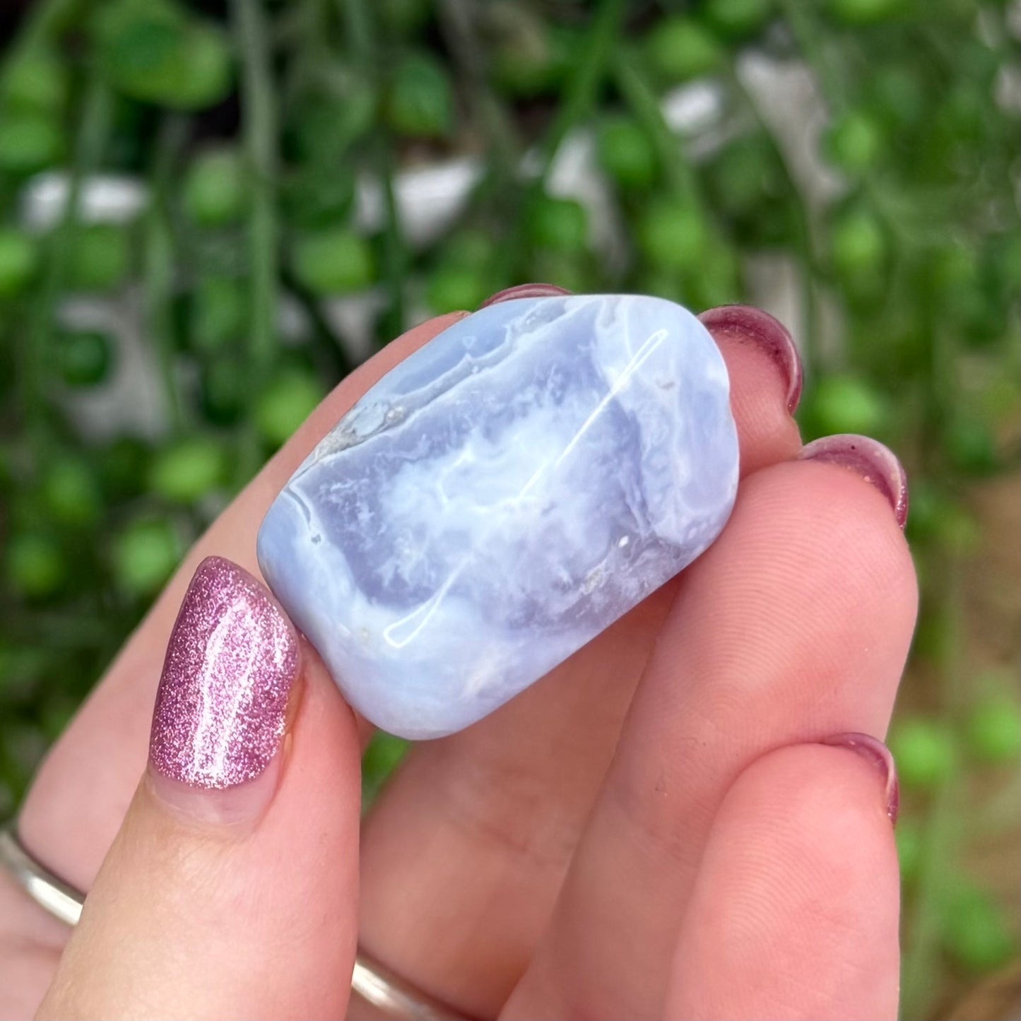 Blue Lace Agate Tumble 1