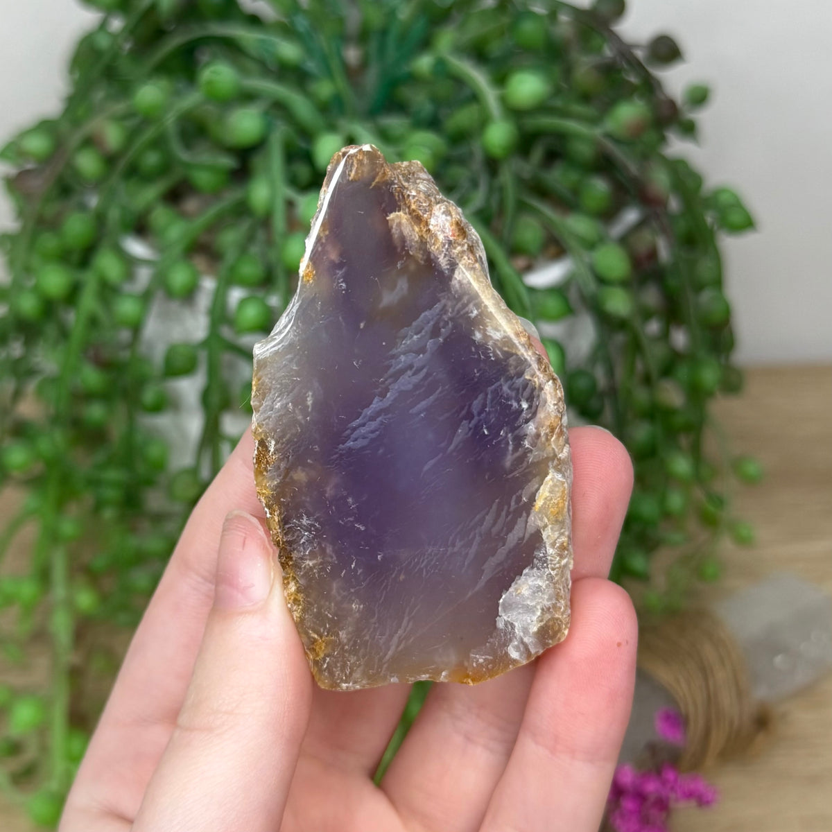 Purple Chalcedony Slab (797A)