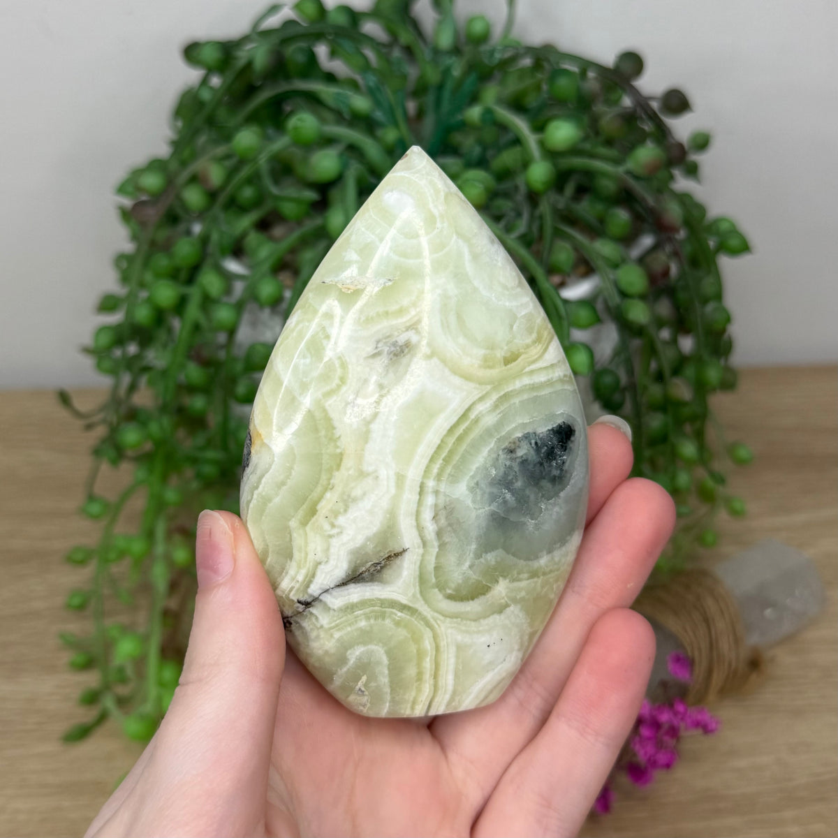 Green Maligano Jasper Arch Free Form (807A)