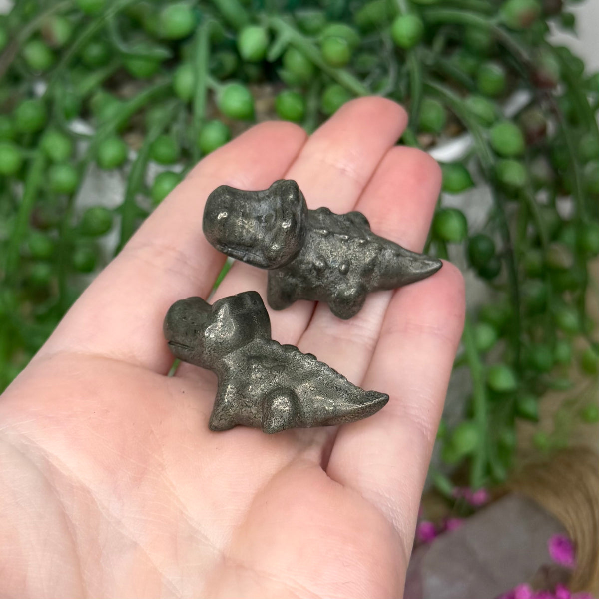 Pyrite Mini Crocodile