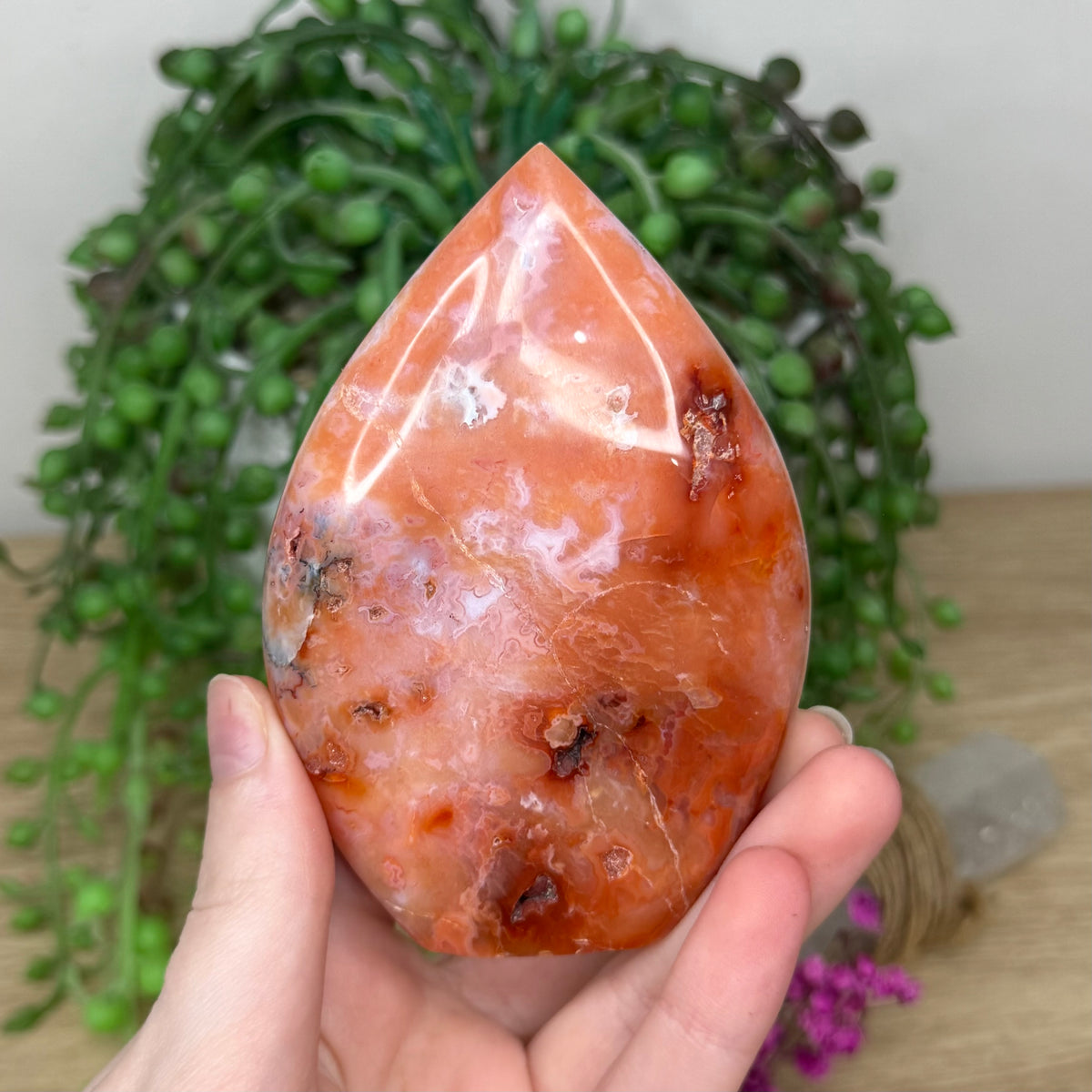 Pink Carnelian Arch Free Form (824A)