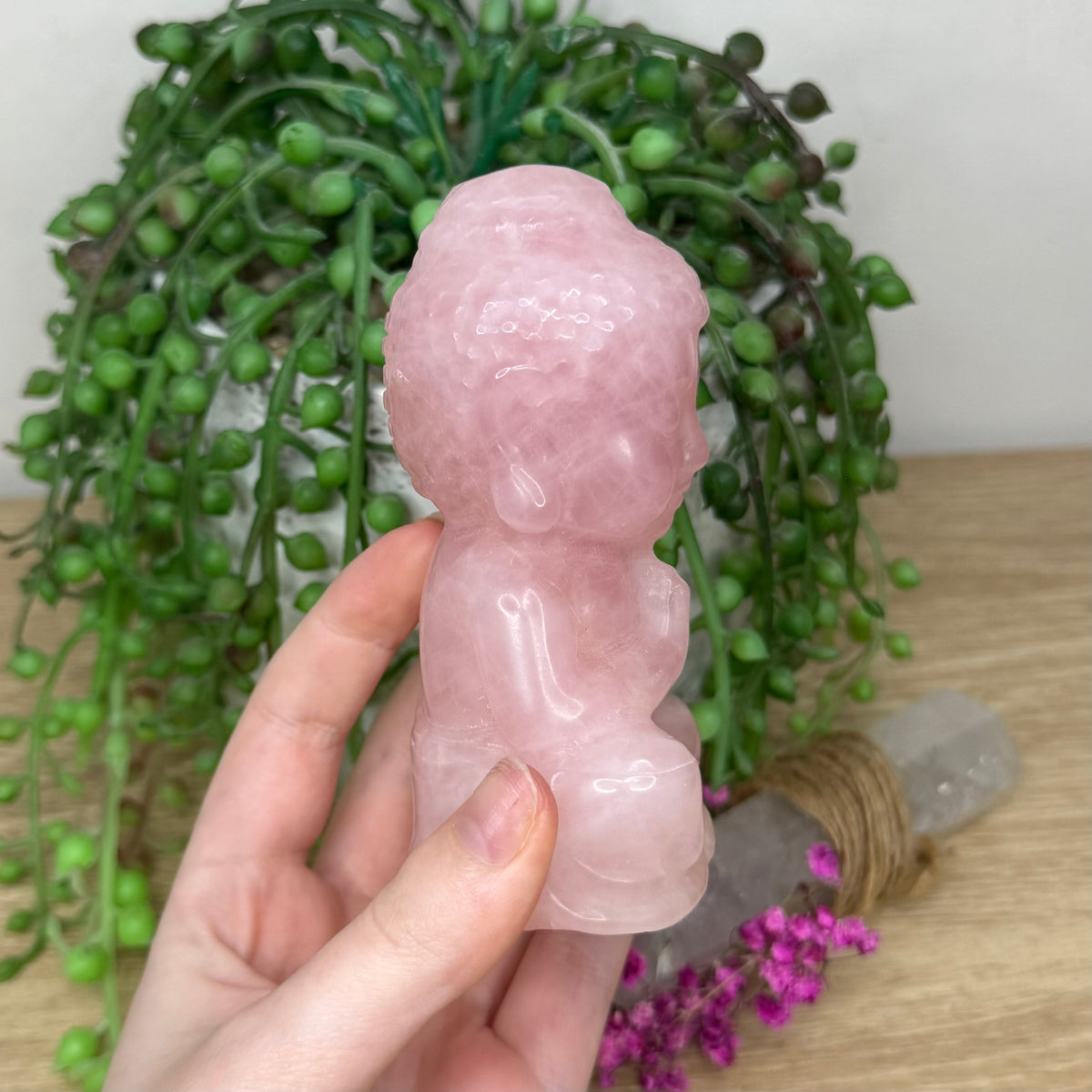 Rose Quartz Buddha (926A)